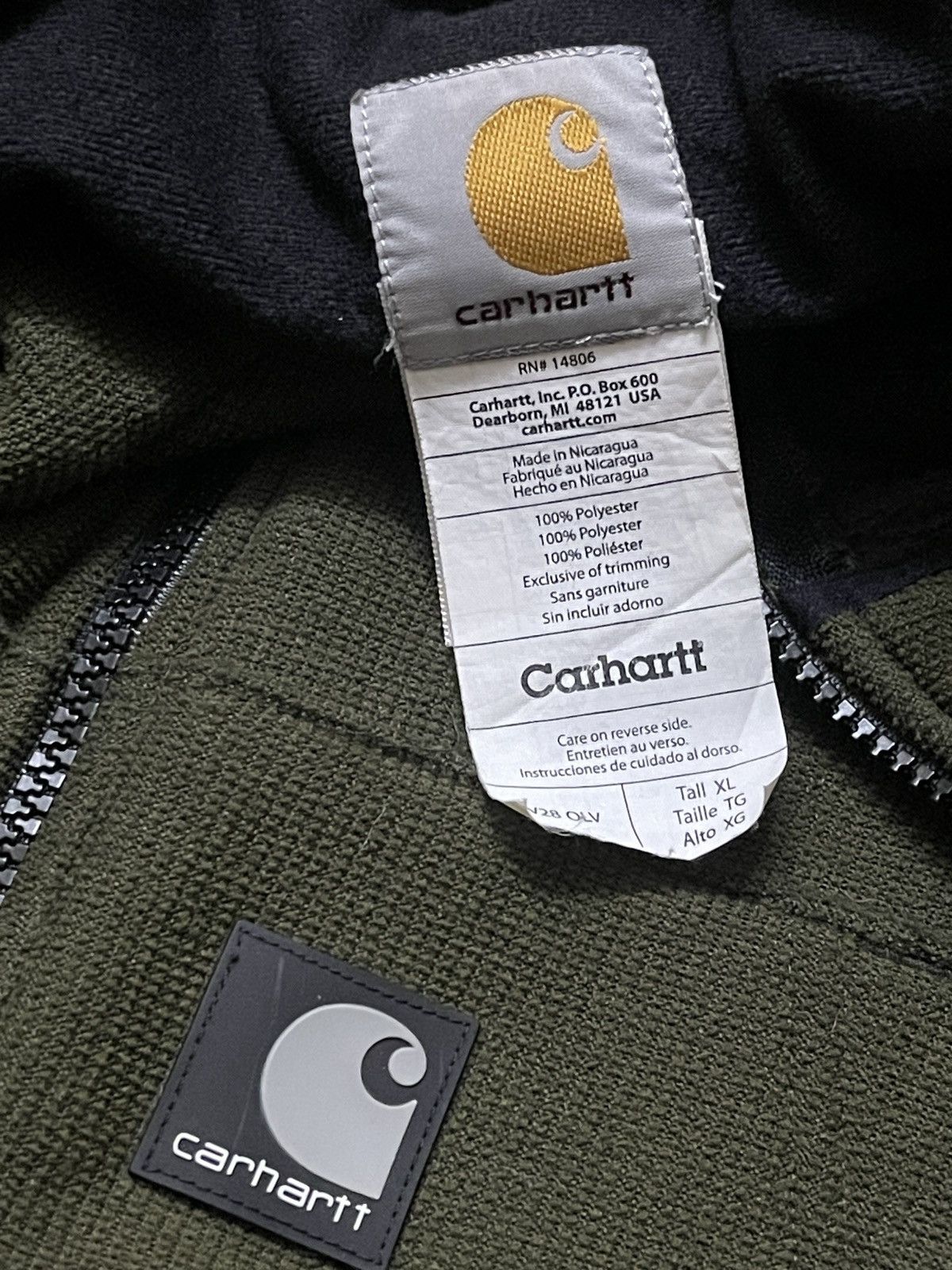 Carhartt Carhartt V28 Fleece Vest Size US XL / EU 56 / 4 - 4 Thumbnail