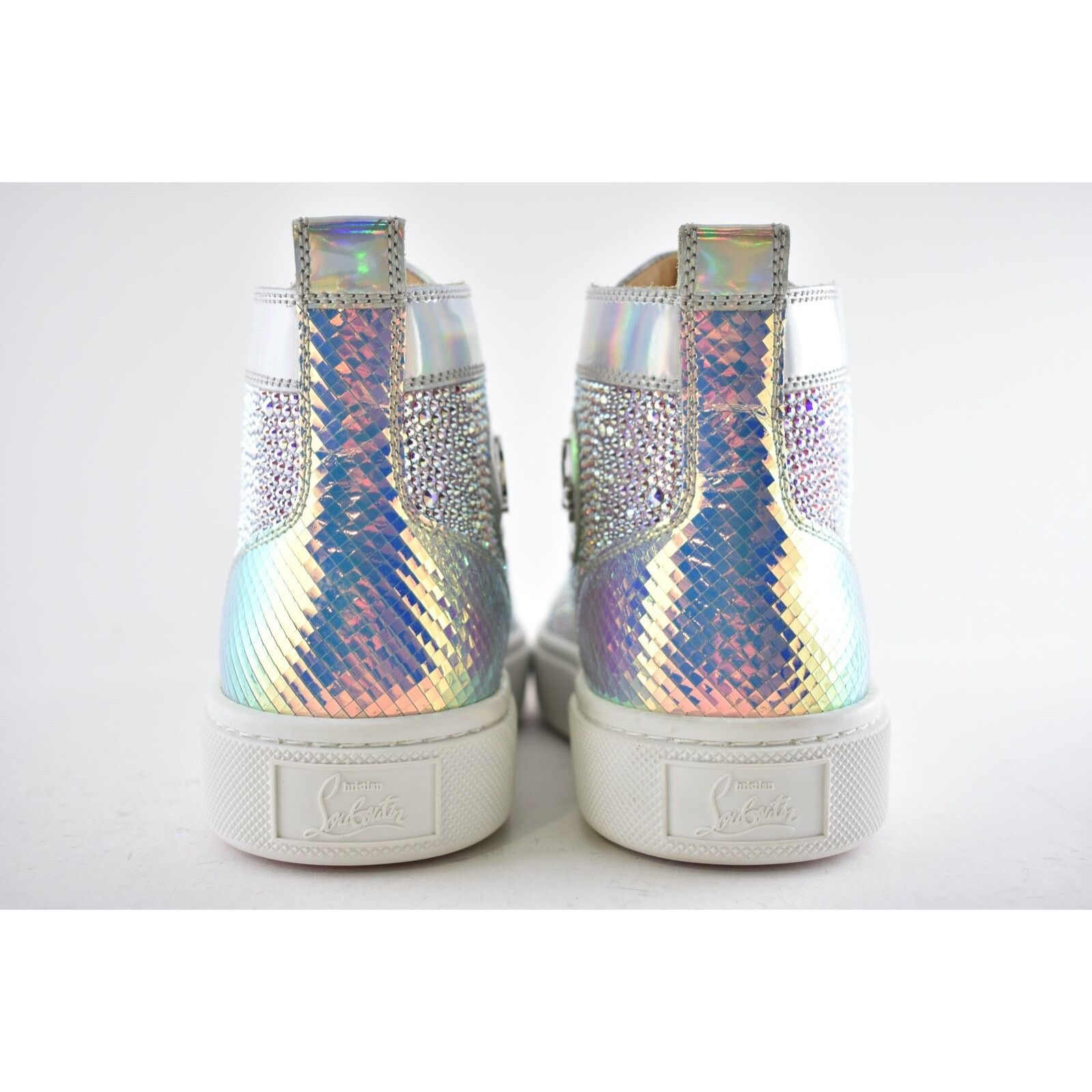 Christian Louboutin Super Louis Strass Flat SD AB Crystal High Top Sneaker 36 Size US 6 / IT 36 - 11 Thumbnail