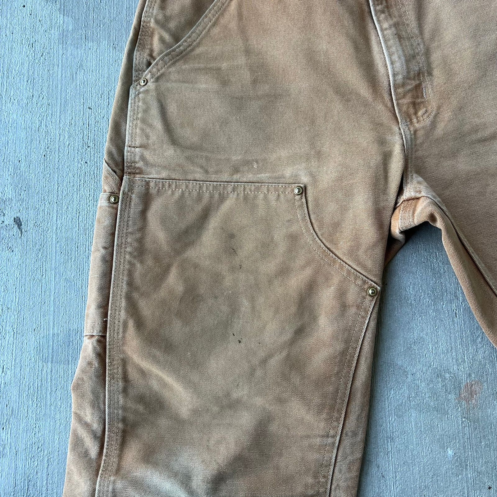 Carhartt × Vintage Carhartt brown double knee work wear carpenter pants Size US 32 / EU 48 - 8 Thumbnail