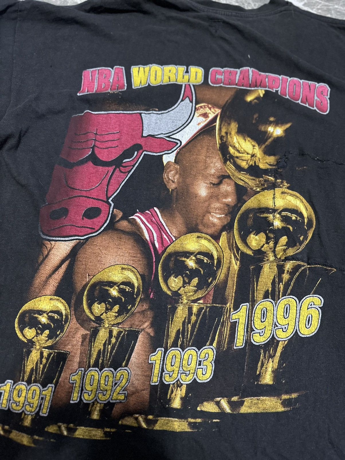 Vintage Vintage Chicago bulls raptee Size US XL / EU 56 / 4 - 5 Thumbnail
