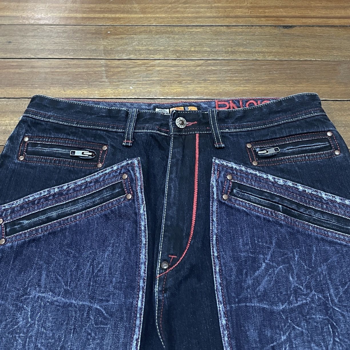Vintage Very Rare Vintage Brand Akademiks Baggy Jeans 2000s Size US 34 / EU 50 - 3 Thumbnail