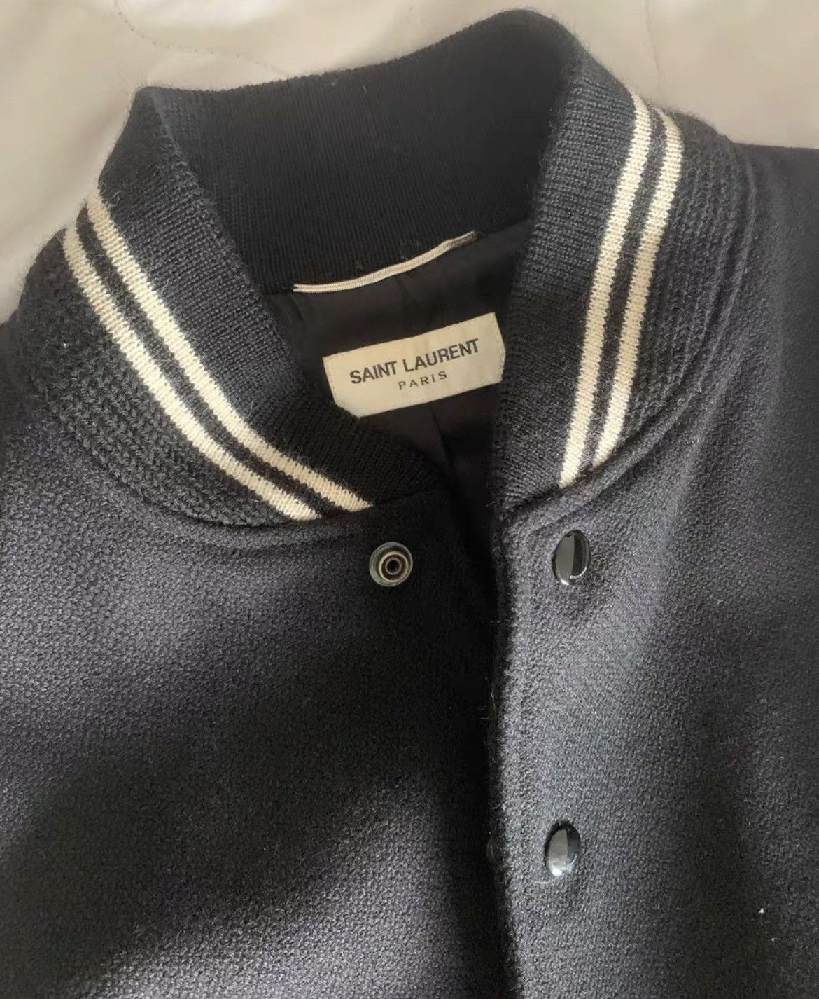 Saint Laurent Paris Saint Laurent Baseball jacket size52 Size US L / EU 52-54 / 3 - 2 Thumbnail
