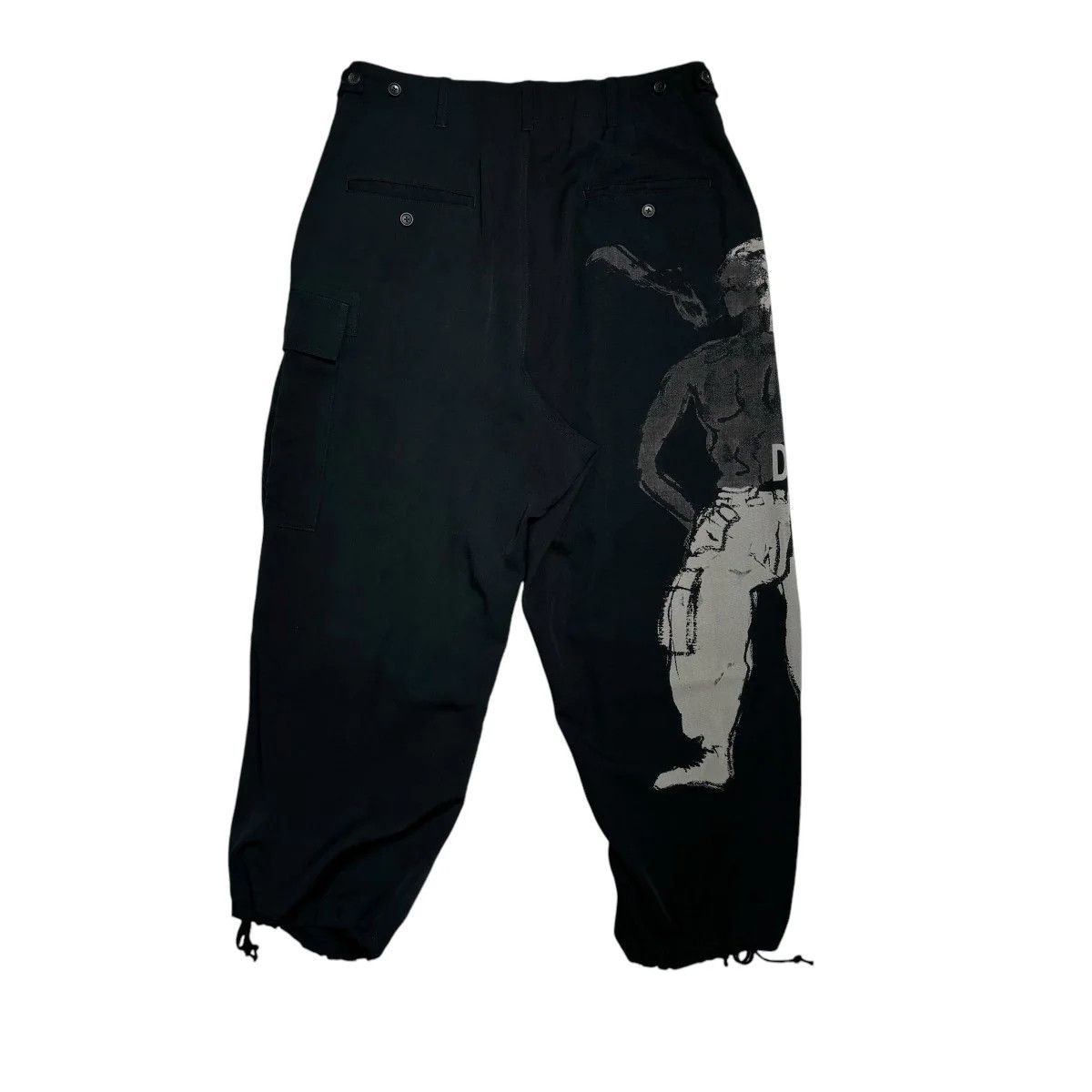 Yohji Yamamoto Yohji Yamamoto pour homme Discharge dyed army pants Size US 35 - 2 Thumbnail