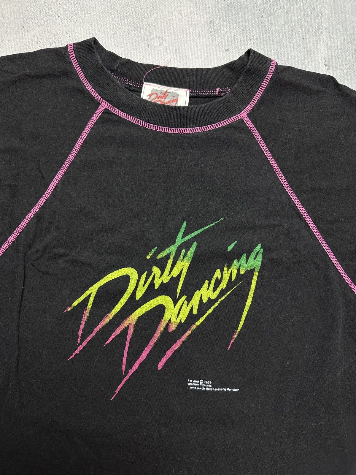 Other Vintage 80s 90s Dirty Dancing Long Tee Vestron Pictures 1989 Size US M / EU 48-50 / 2 - 6 Thumbnail
