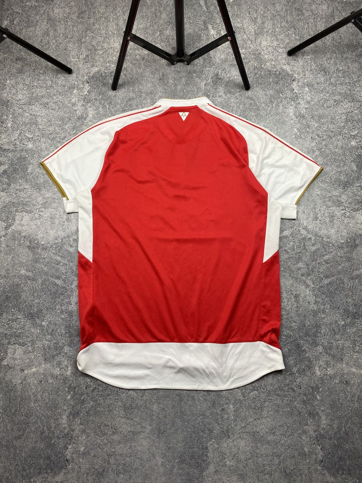 Puma × Vintage Vintage 2015/16 Arsenal Puma Soccer Jersey - Mens Large Red Size US L / EU 52-54 / 3 - 2 Thumbnail