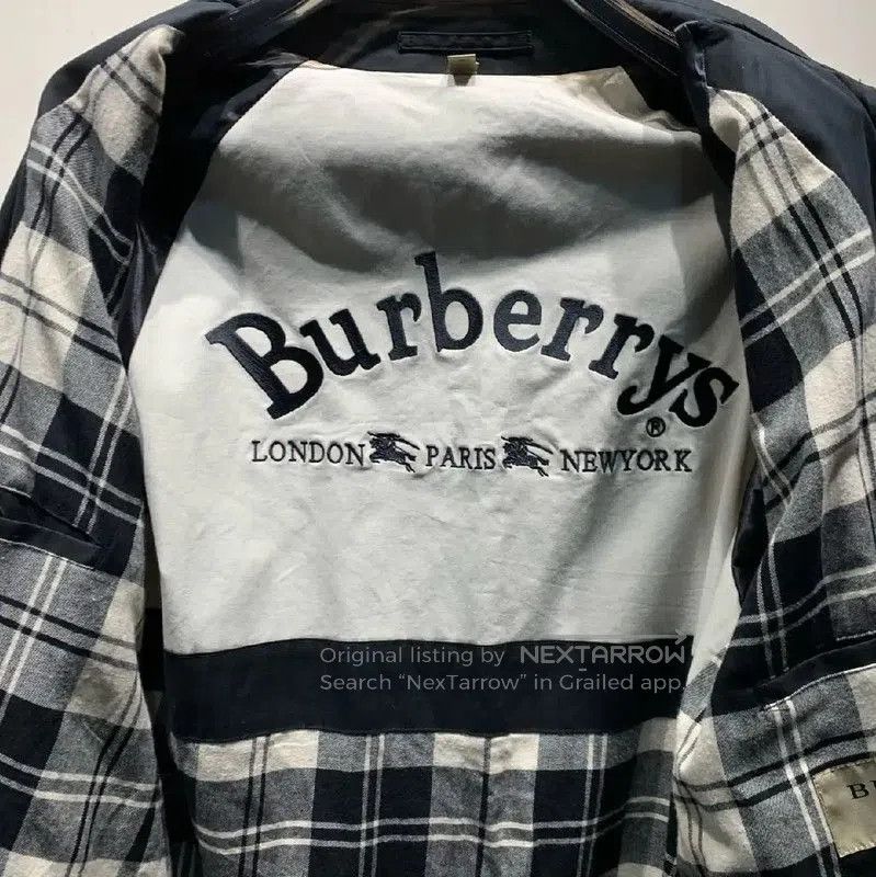 Burberry Burberry Black Cotton Men's Overcoat. Size US M / EU 48-50 / 2 - 2 Thumbnail