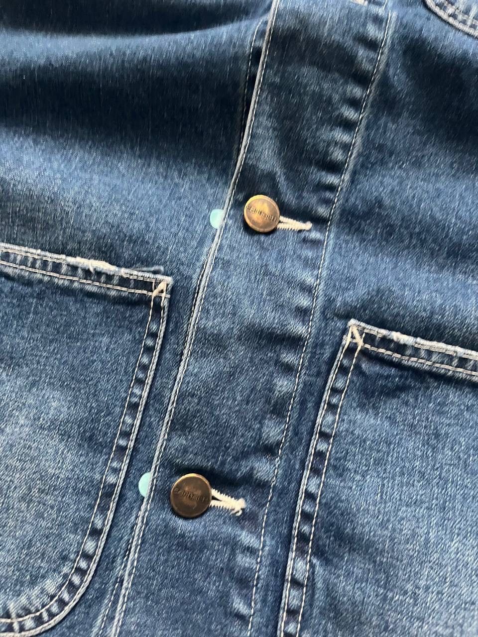 Carhartt × Vintage Carhartt Jeans Light Jacket Streetwear Vintage Logo Rare Size US S / EU 44-46 / 1 - 5 Thumbnail
