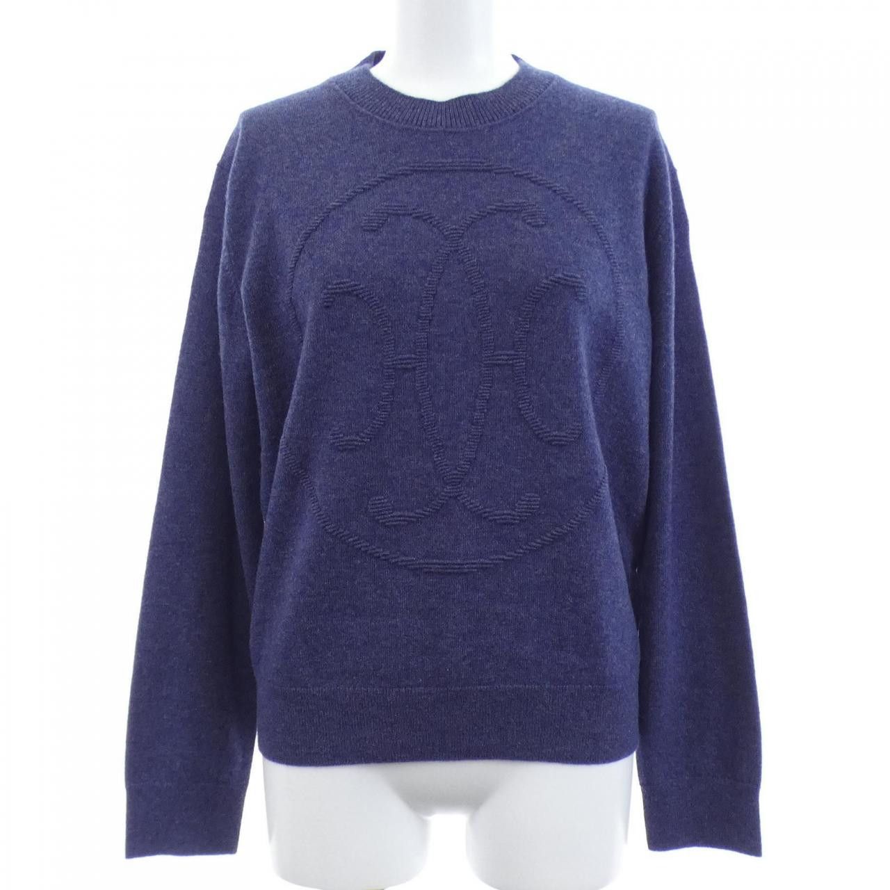 Hermes Hermes Hermes H Lift Cashmere Knit Textile Tops DUTY FREE for USA Size ONE SIZE - 1 Thumbnail