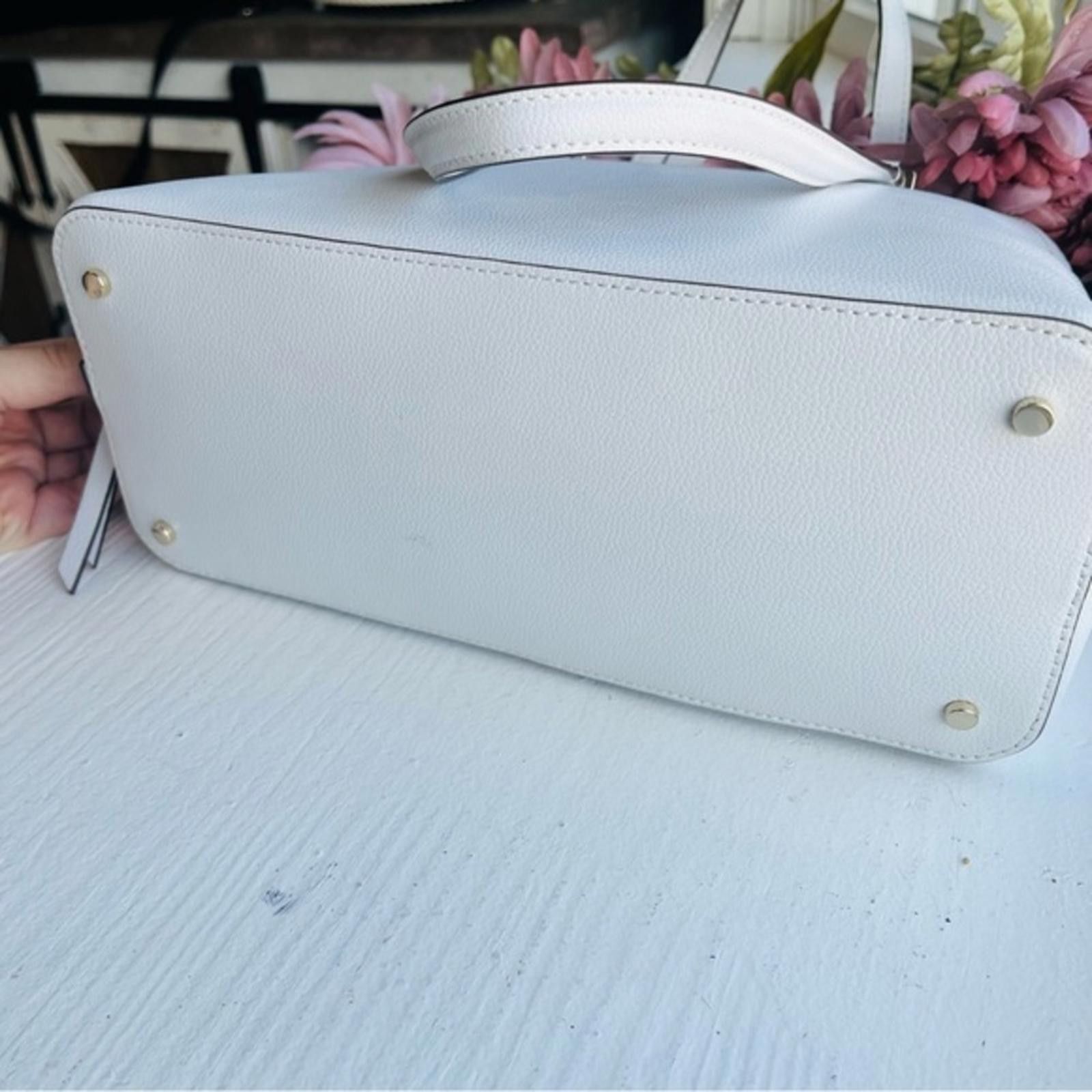Designer × Kate Spade Kate Spade White Satchel NWT Size ONE SIZE - 5 Thumbnail