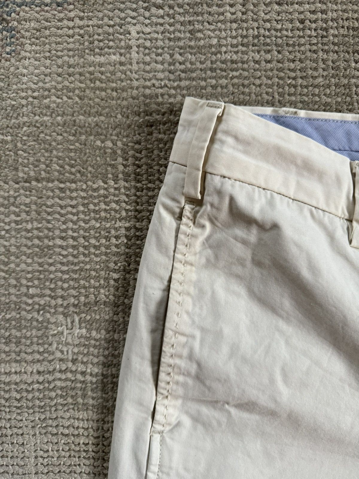 Sid Mashburn Garment-Dyed Sport Trouser - Stone Lightweight Twill Size US 30 / EU 46 - 3 Thumbnail