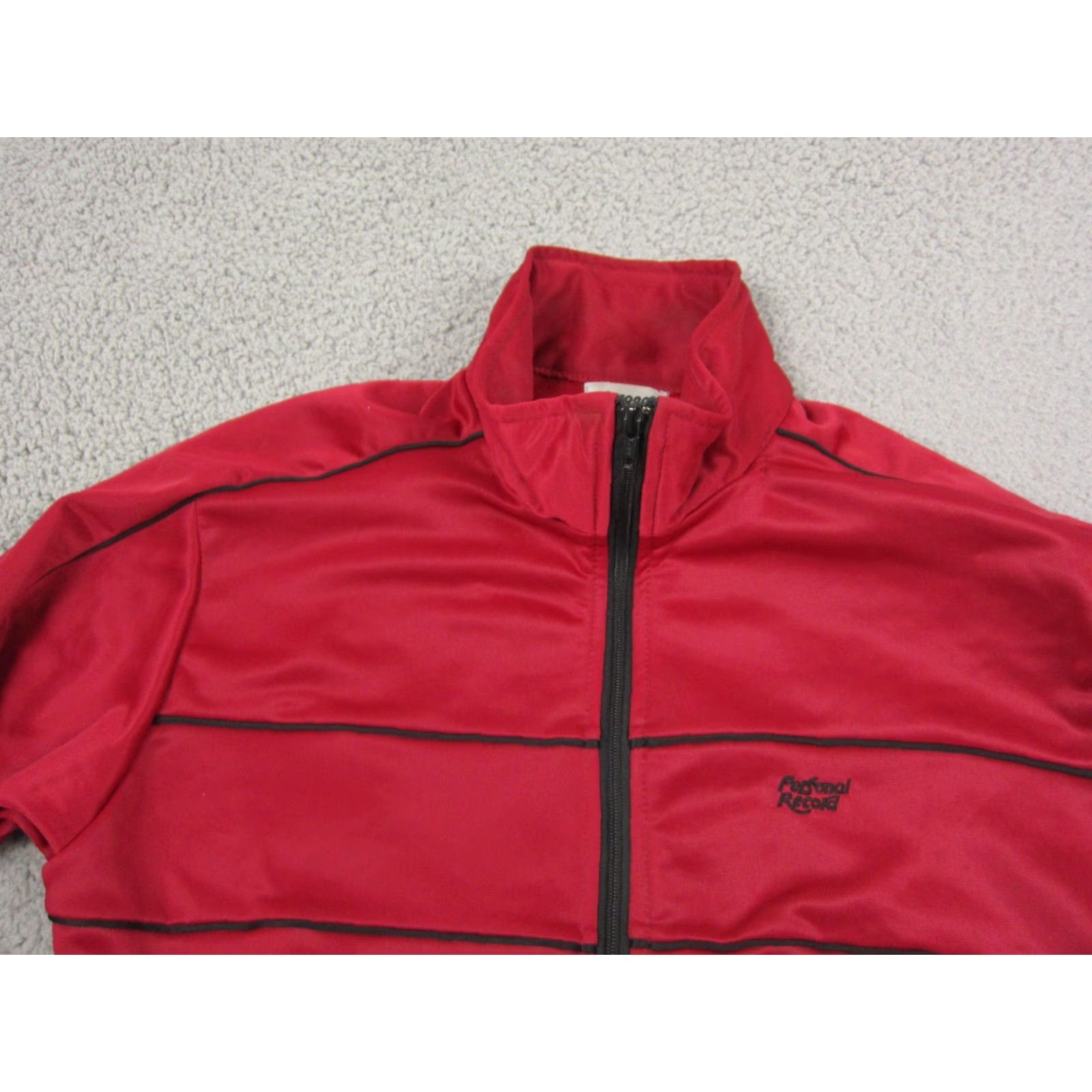 Vintage Vintage Sweatshirt Mens M Red Knit Full Zip High Neck Pullover USA All Seasons Vintage 90s Theme USA Mens M Red Knit Full Zip High Neck Sweatshirt Size US M / EU 48-50 / 2 - 2 Thumbnail