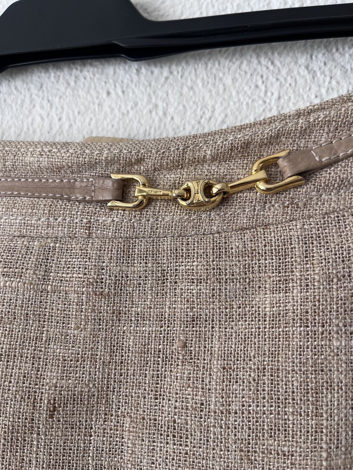Celine Rare vintage Celine pencil skirt raw silk Size 27" / US 4 / IT 40 - 4 Thumbnail