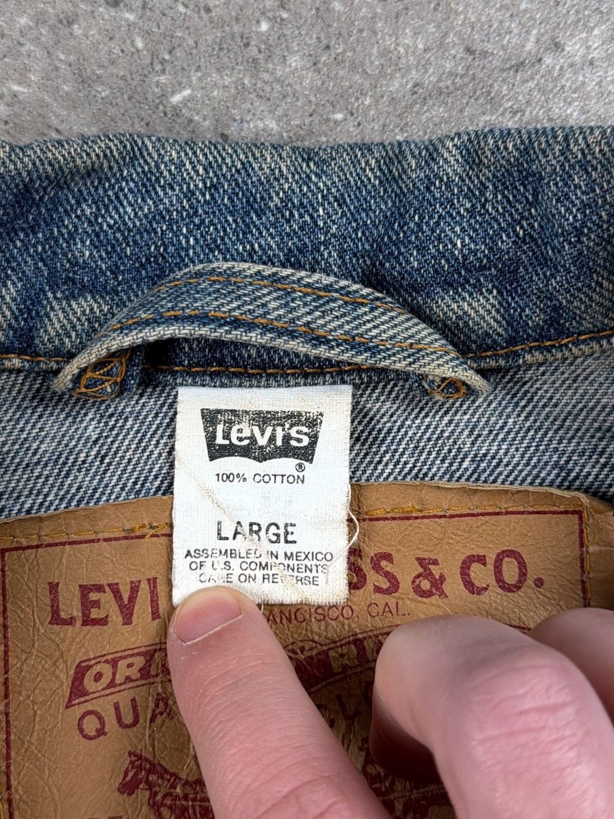 Levi's Vintage Levi’s Denim Jacket 70598 4891 Size US L / EU 52-54 / 3 - 10 Thumbnail