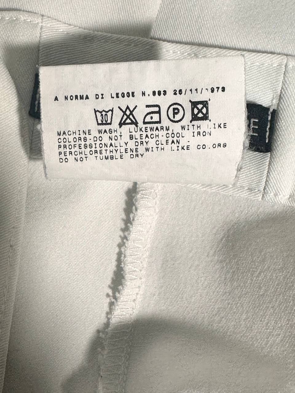 Versace Pants for women, white, brand Versace, size 44 Size 30" / US 8 / IT 44 - 9 Thumbnail