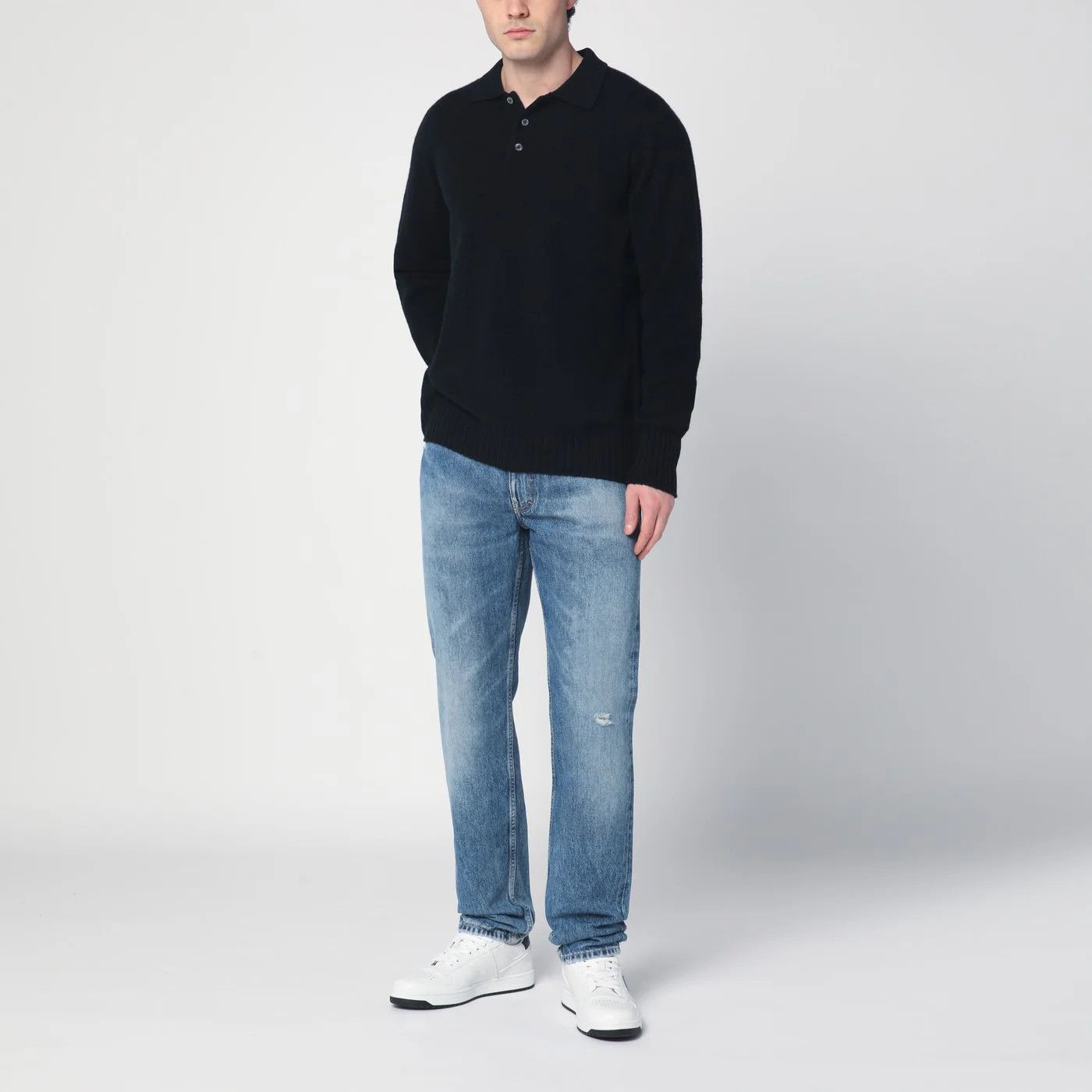 Givenchy o1d2blof0426 Denim Jeans in Blue Size US 32 / EU 48 - 2 Thumbnail