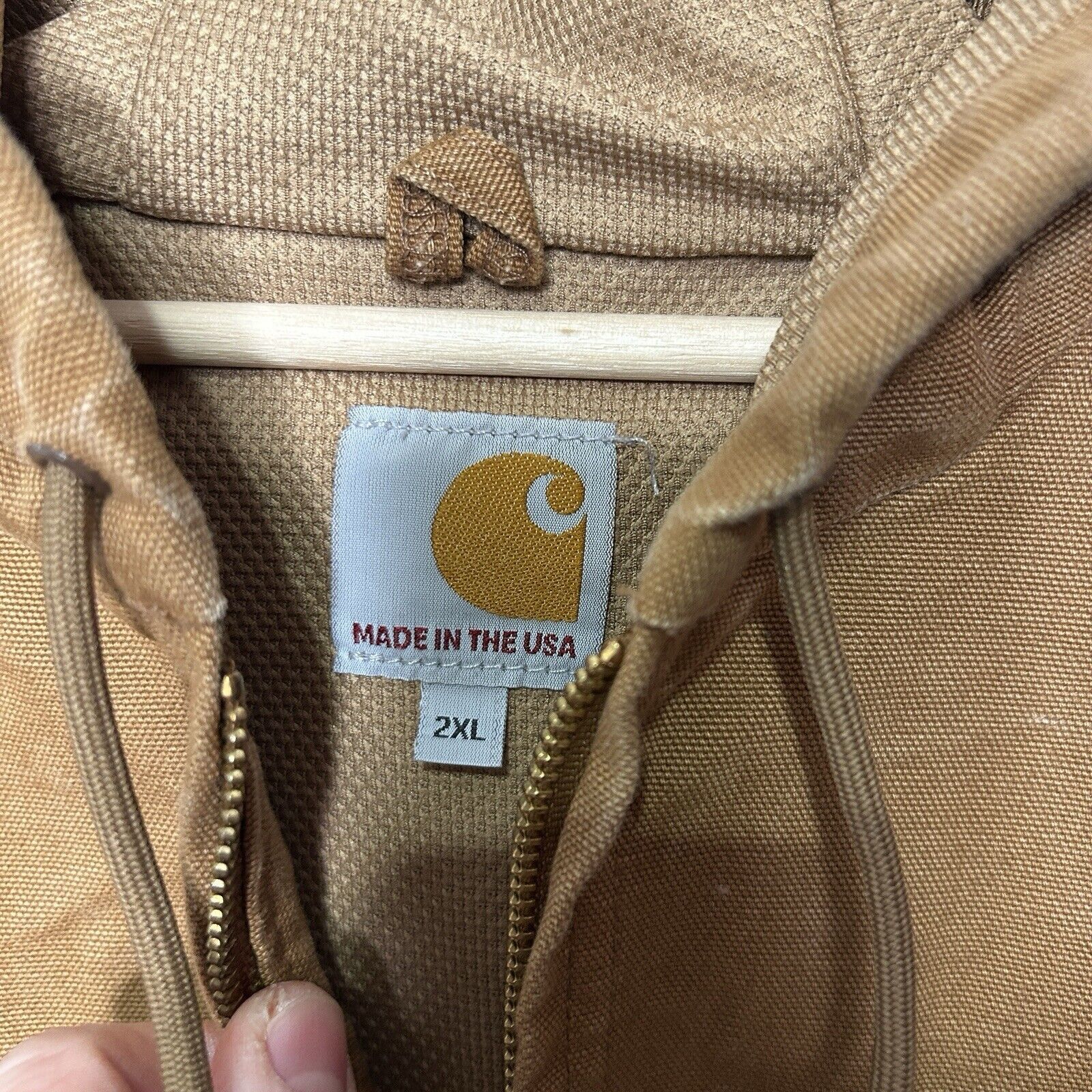 Carhartt Vintage Carhartt Thermal-Lined Active Jacket “Tan” J131 BRN Size US XXL / EU 58 / 5 - 4 Thumbnail