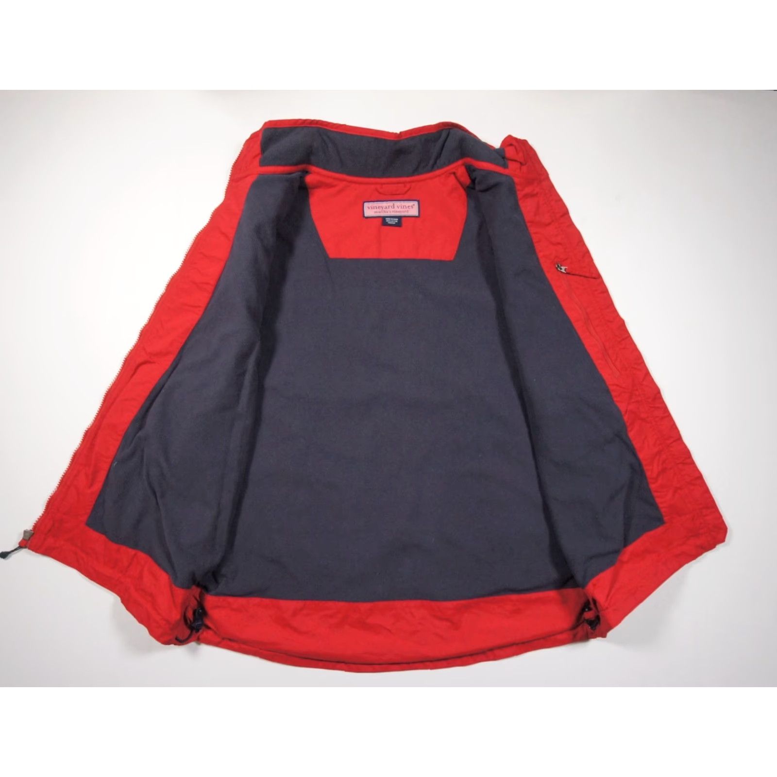 Vineyard Vines Vineyard Vines Vest Men's Medium Red Full Zip Sleeveless Nylon Outdoor Bomber Jacket (Adult M) Red Mens Size US M / EU 48-50 / 2 - 5 Thumbnail