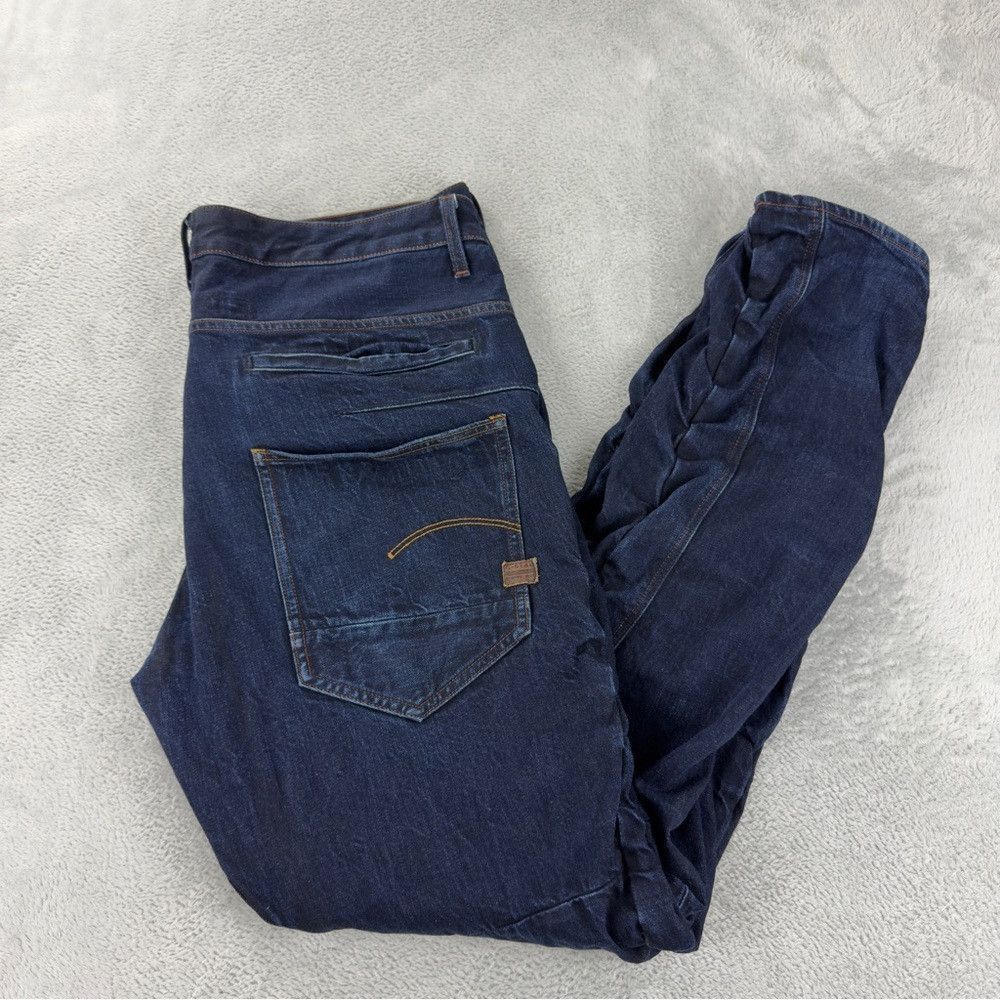 G-Star Vintage G-Star Men's Sz 40x31 Staq 3D Tapered Dark Indigo D Size US 40 / EU 56 - 1 Thumbnail