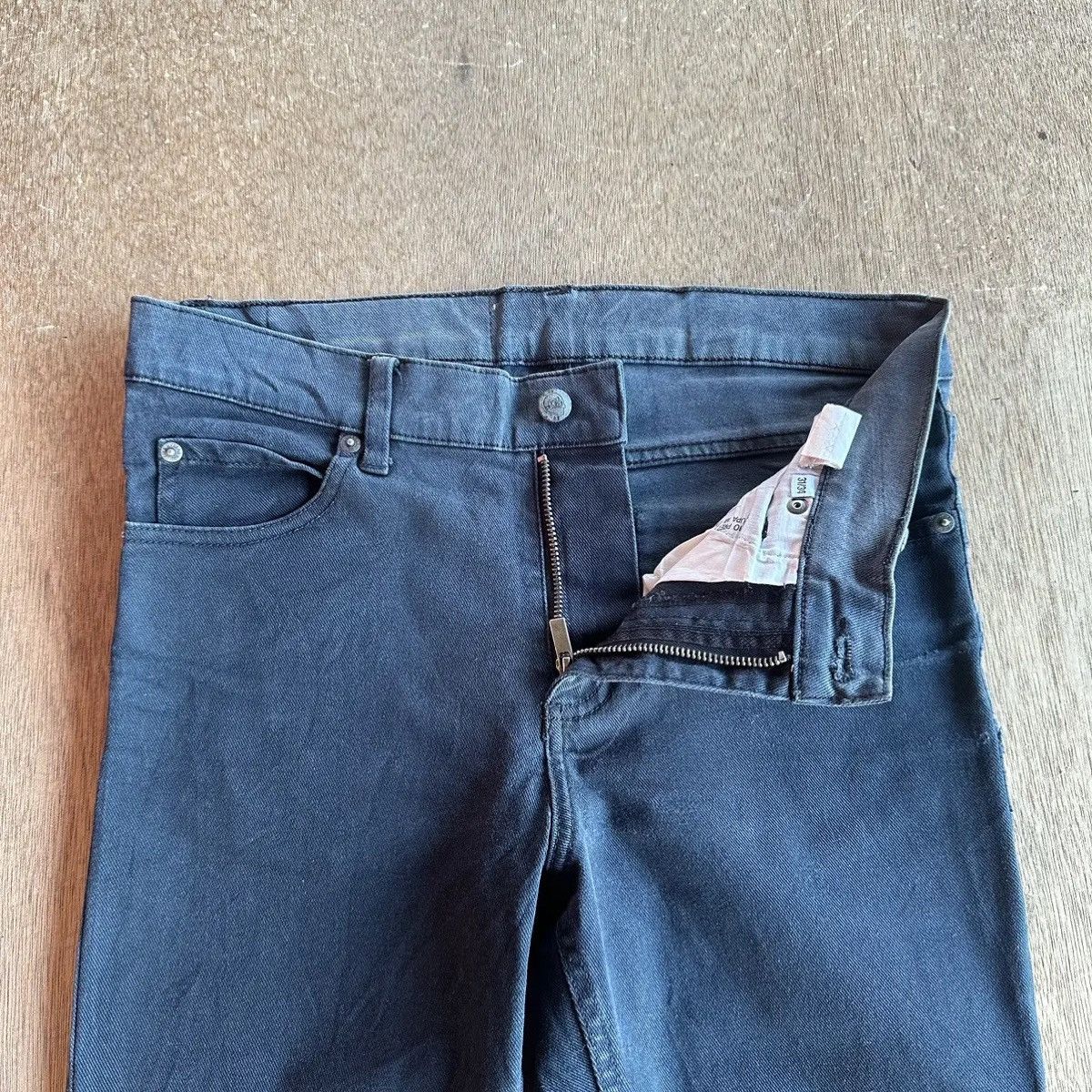 Cheap Monday CHEAP MONDAY JEANS 5-POCKET SUPER BLACK FADED PANTS W31 Size US 31 - 9 Thumbnail