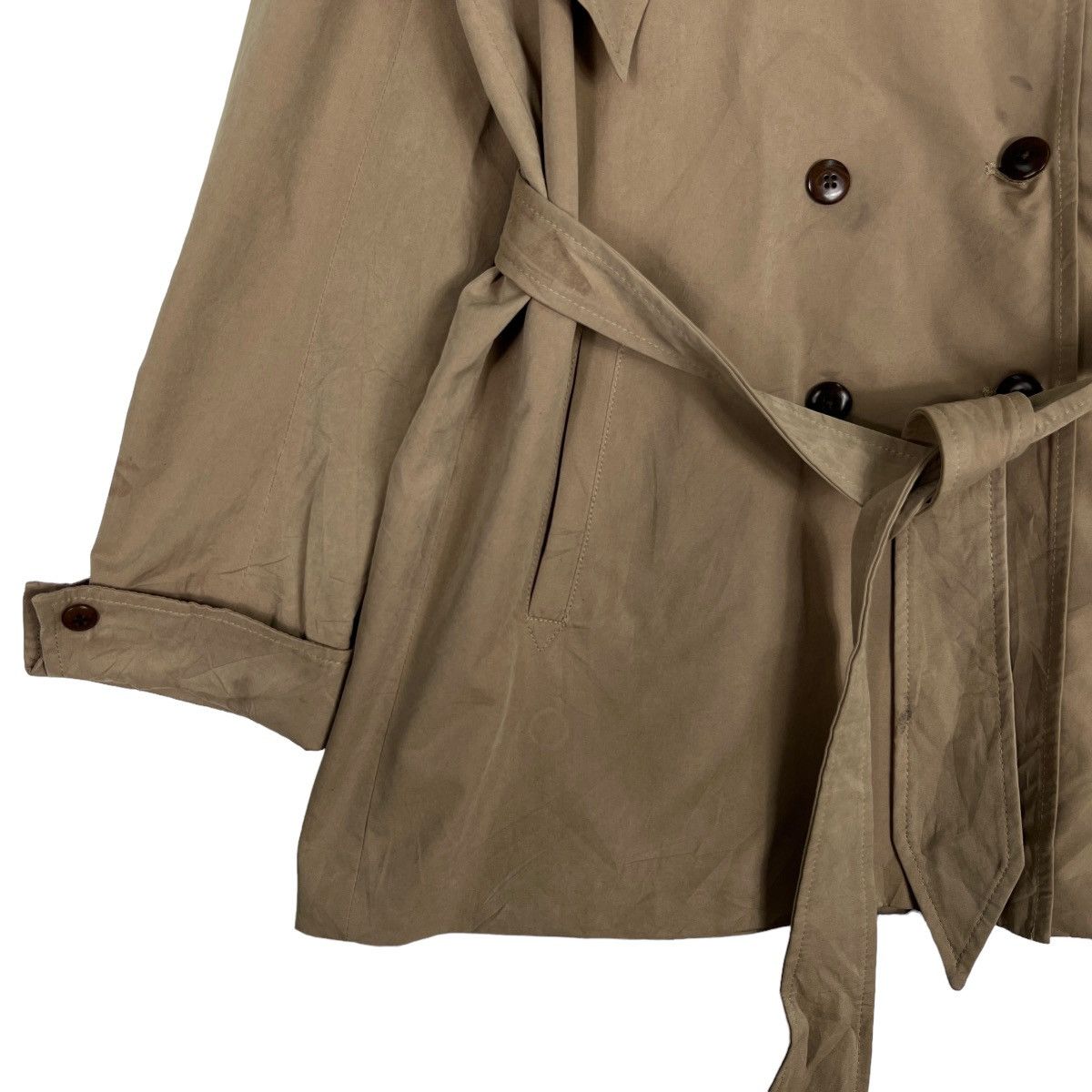 Designer 🔥 SAMANTHA PLEET TRENCH COAT MADE IN USA Size US S / EU 44-46 / 1 - 4 Thumbnail