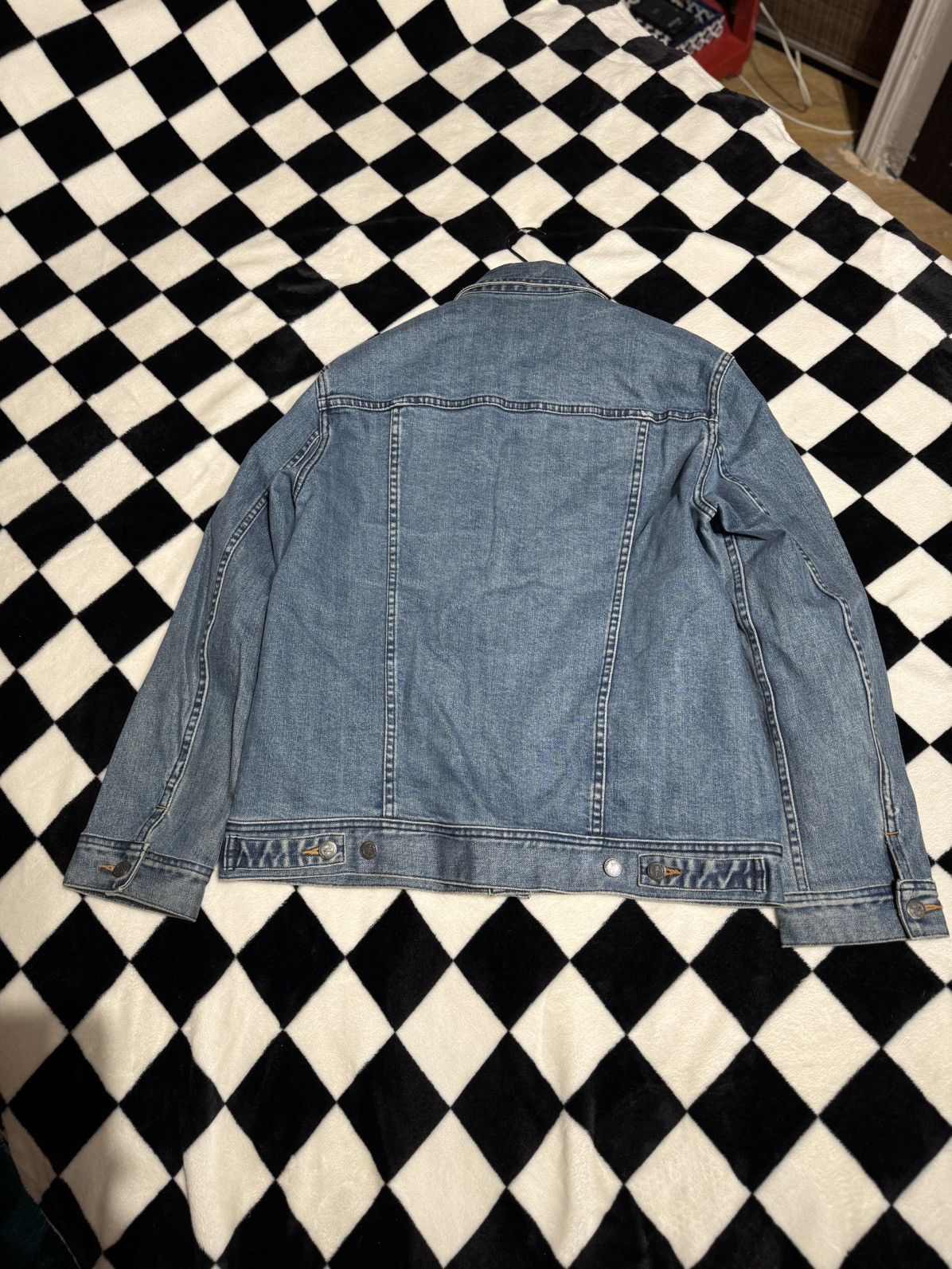 A.P.C. CLASSIC MEDIUM WASH DENIM JACKET JEANS SLIM Size US XL / EU 56 / 4 - 3 Thumbnail