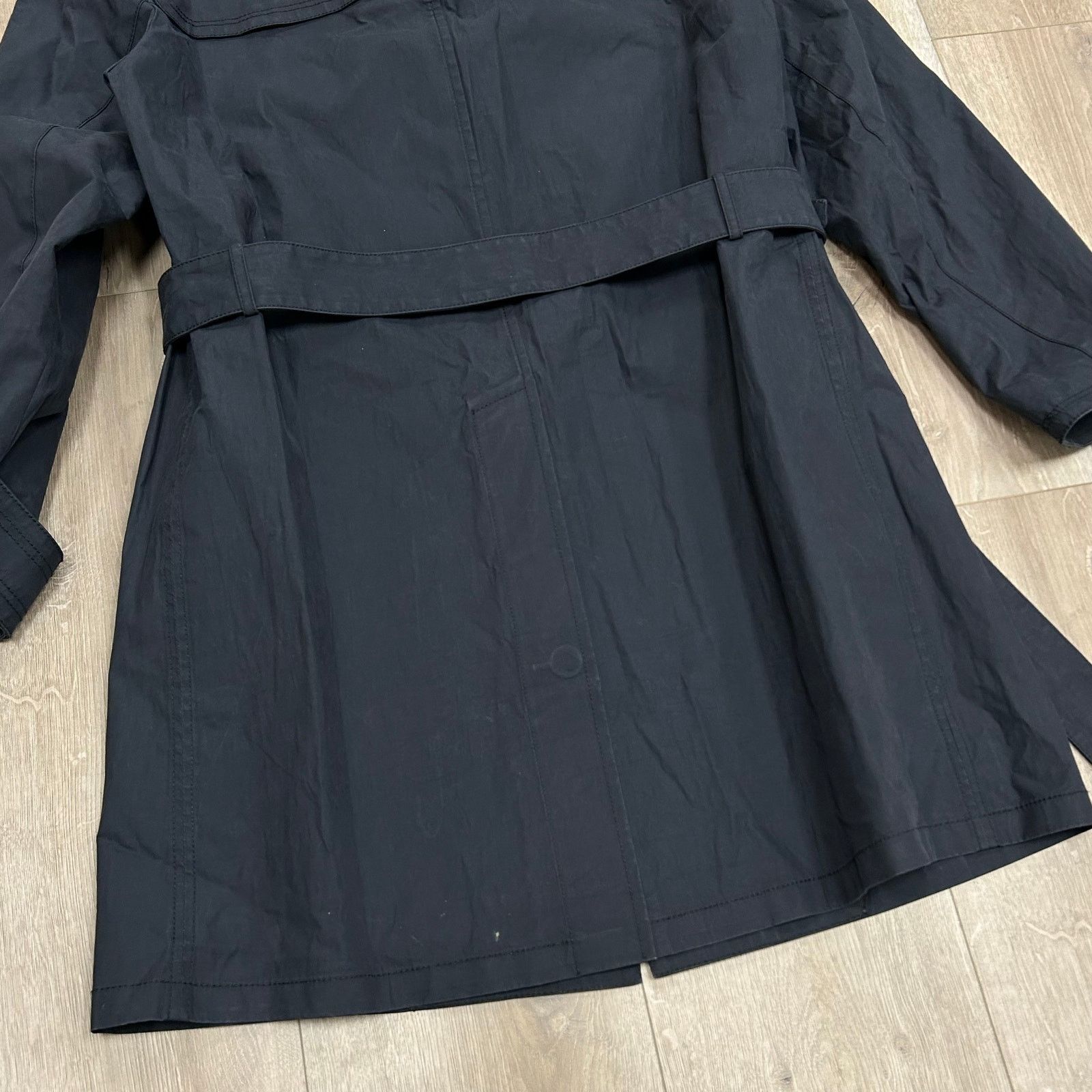 Gucci Gucci Navy Hooded Trench Coat Jacket size 50 B5 Size US M / EU 48-50 / 2 - 13 Thumbnail