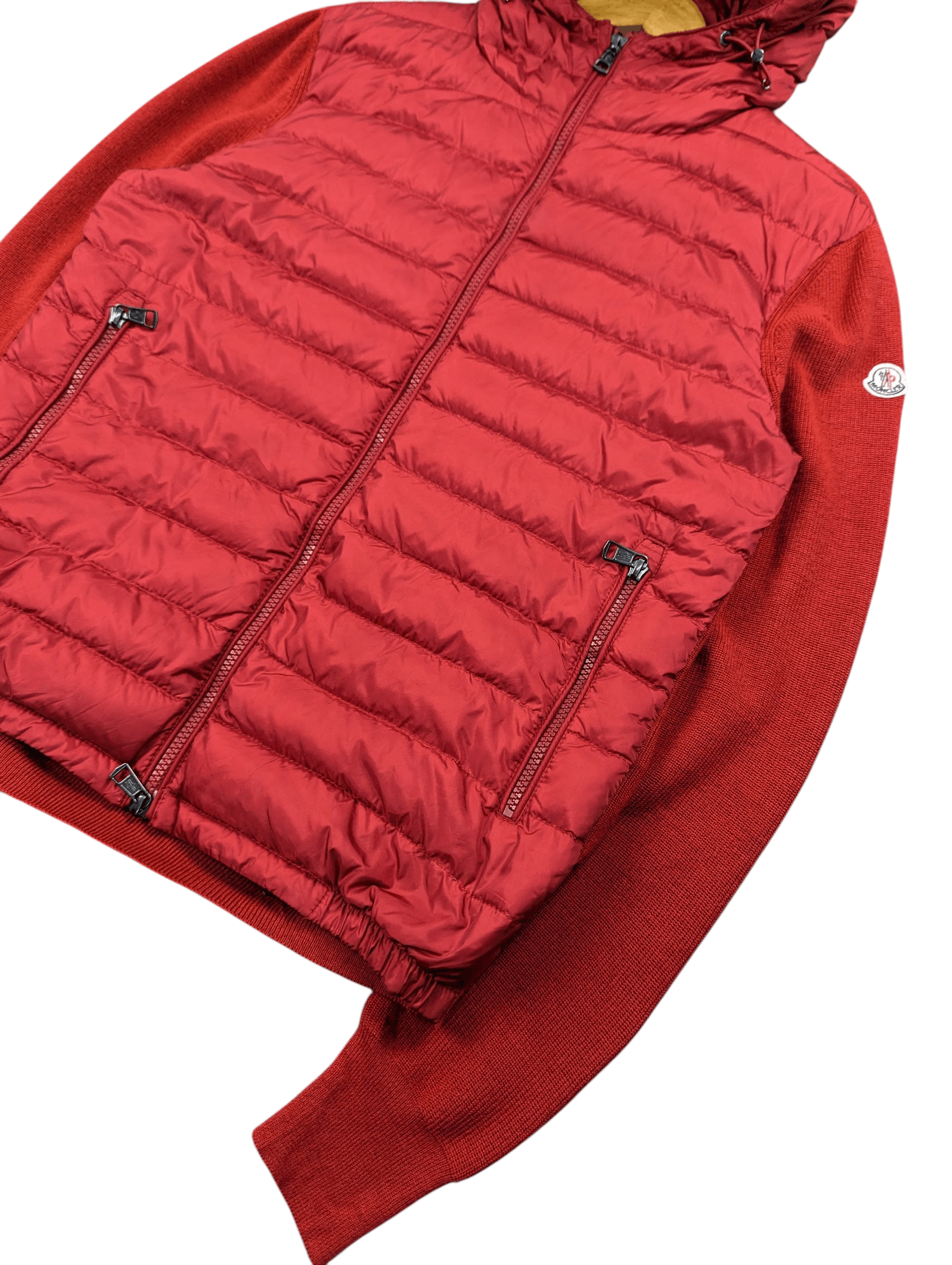 Moncler Moncler Maglione Knitted Down Hooded Jacket Size US M / EU 48-50 / 2 - 3 Thumbnail