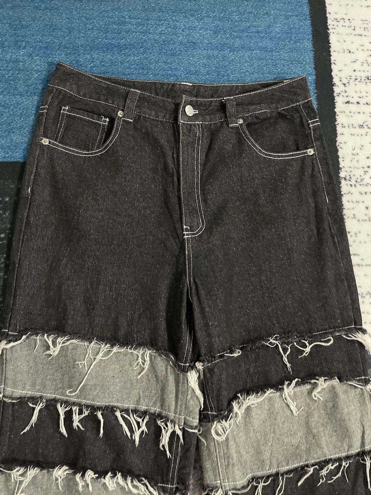 Japanese Brand Rare Design patchwork Unbrand Denim Size US 31 - 6 Thumbnail