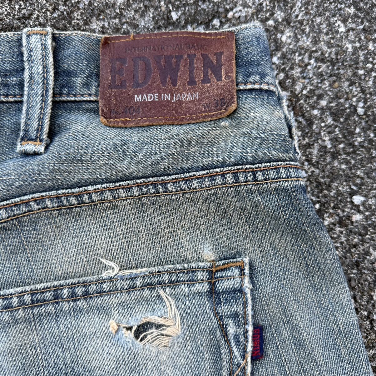 Edwin W40 VINTAGE EDWIN RUSTY DENIM FADED JEAN PANTS Size US 40 / EU 56 - 14 Thumbnail