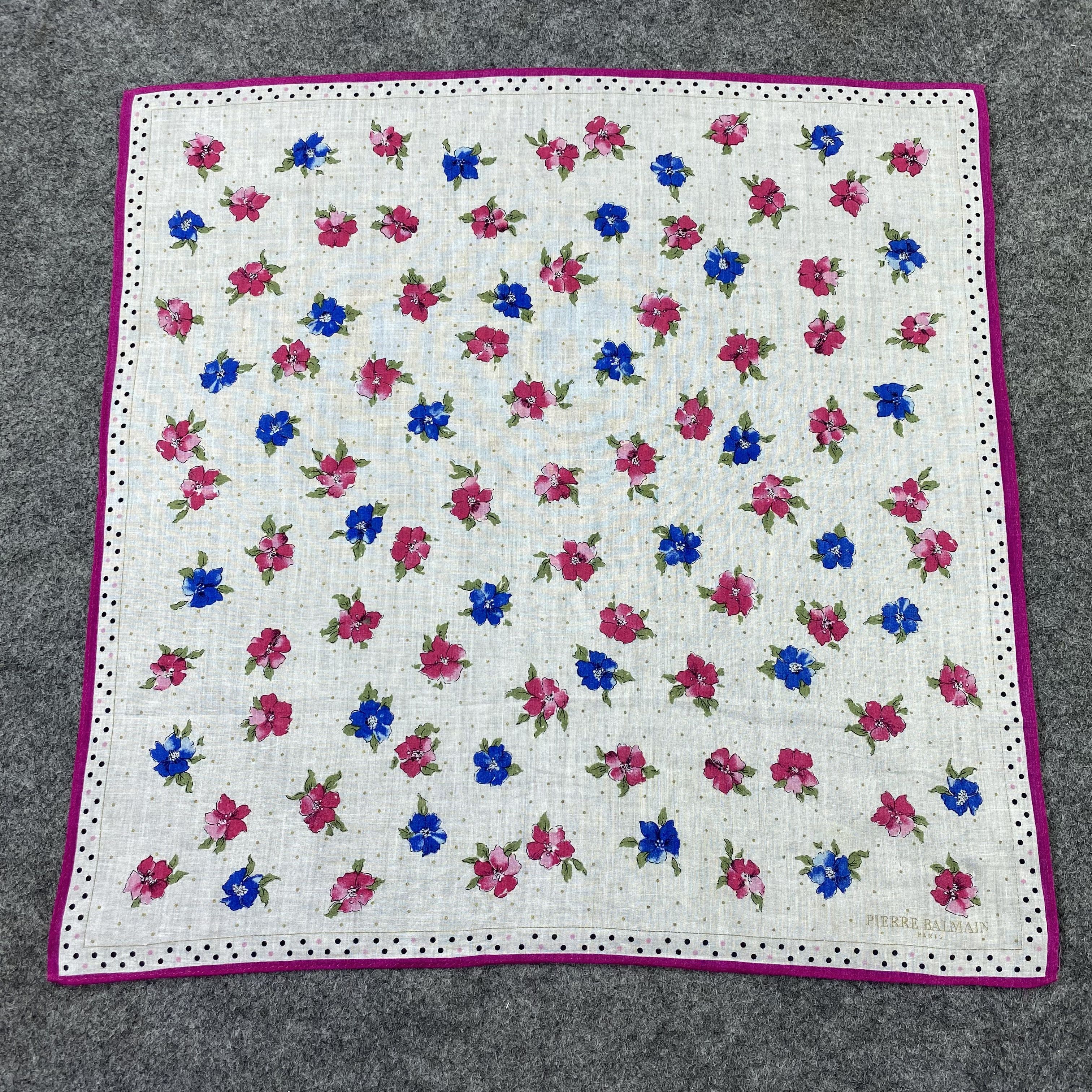 Pierre Balmain Pierre Balmain Handkerchief / Bandana / Neckerchief-B1121 Size ONE SIZE - 3 Thumbnail