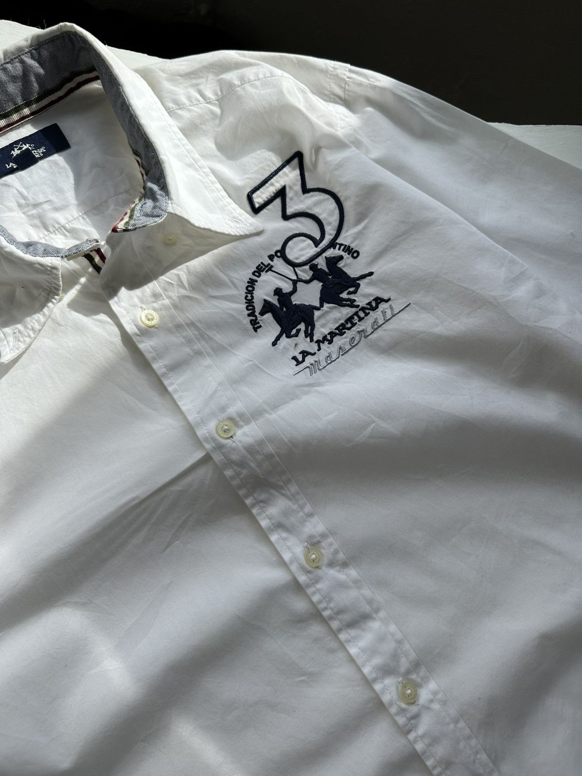 La Martina × Vintage La Martina Maserati Shirt Long Sleeve Y2K Size M Size US L / EU 52-54 / 3 - 5 Thumbnail