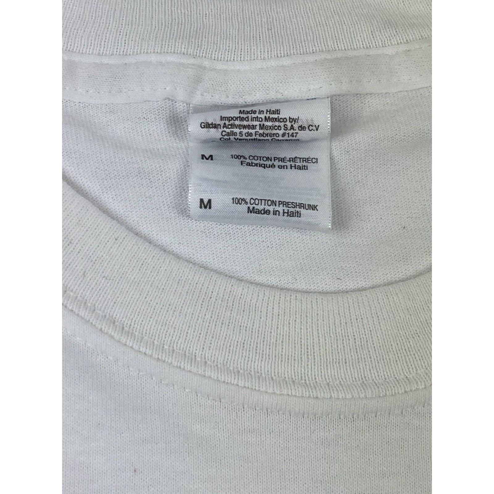 Gildan Michael Jackson Rap Tee T Shirt 1958 2009 Loving Memory King Of Pop Music M Vtg Shirt Mens White Cotton Logo Short Sleeve Crew Neck T-Shirt Gildan M Size US M / EU 48-50 / 2 - 3 Thumbnail