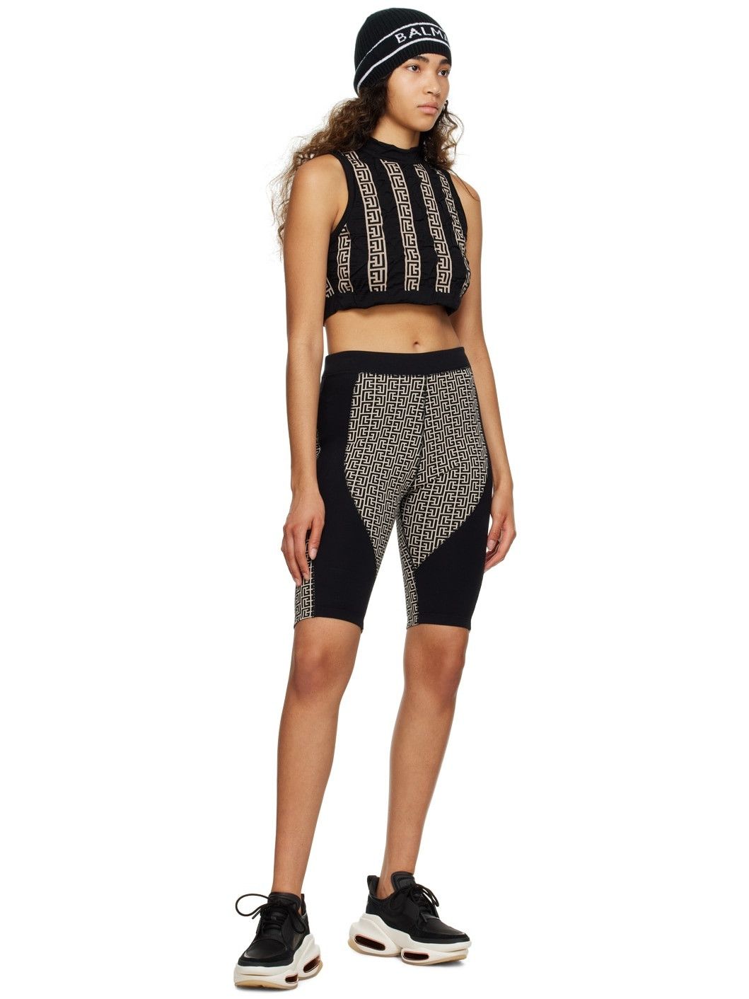 Balmain o1y0625 Tank Top in Black/Beige Size XS / US 0-2 / IT 36-38 - 4 Thumbnail