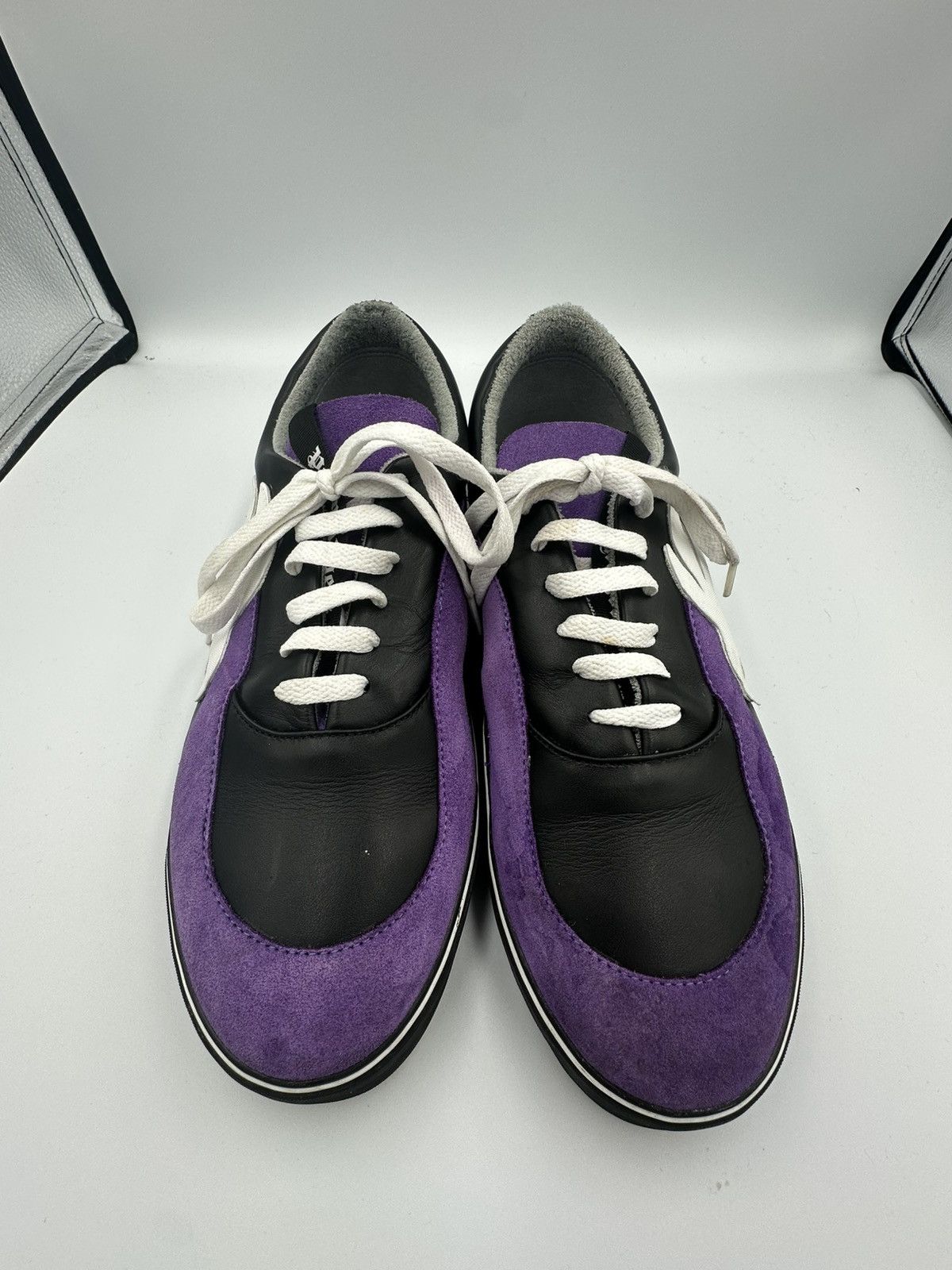 Palm Angels Palm Angles, Vulc Palm Low Purple White Size US 13 / EU 46 - 6 Thumbnail
