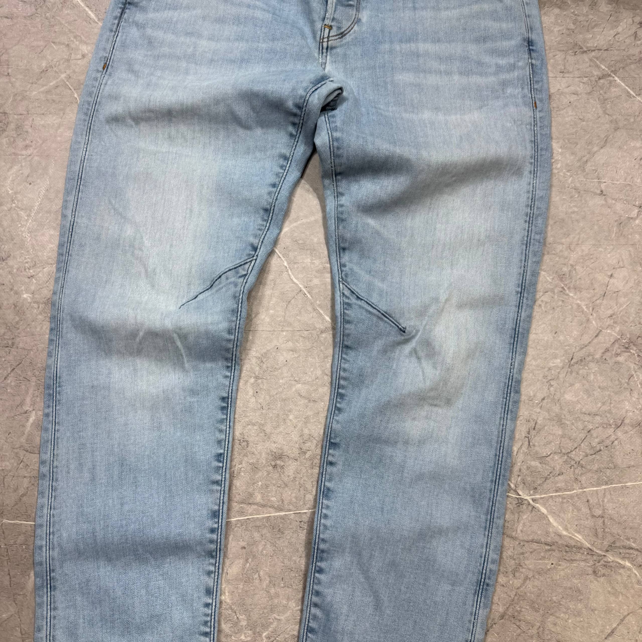 G-Star G-Star Raw Denim Faded Blue Y2K D-Staq 5-Pocket Jeans 32x32 Size US 33 - 12 Thumbnail