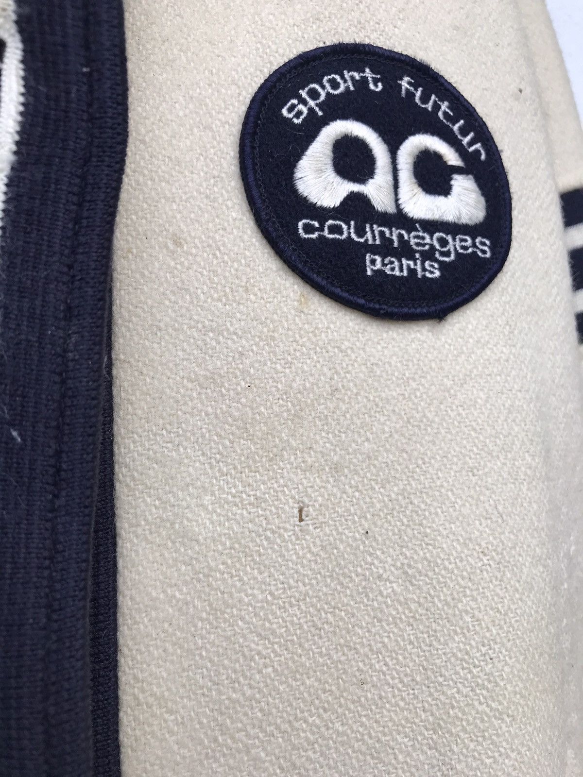 Courreges × Japanese Brand Achive.. Courreges Paris Sport Futur Bomber Jacket Embroided Size US S / EU 44-46 / 1 - 9 Thumbnail