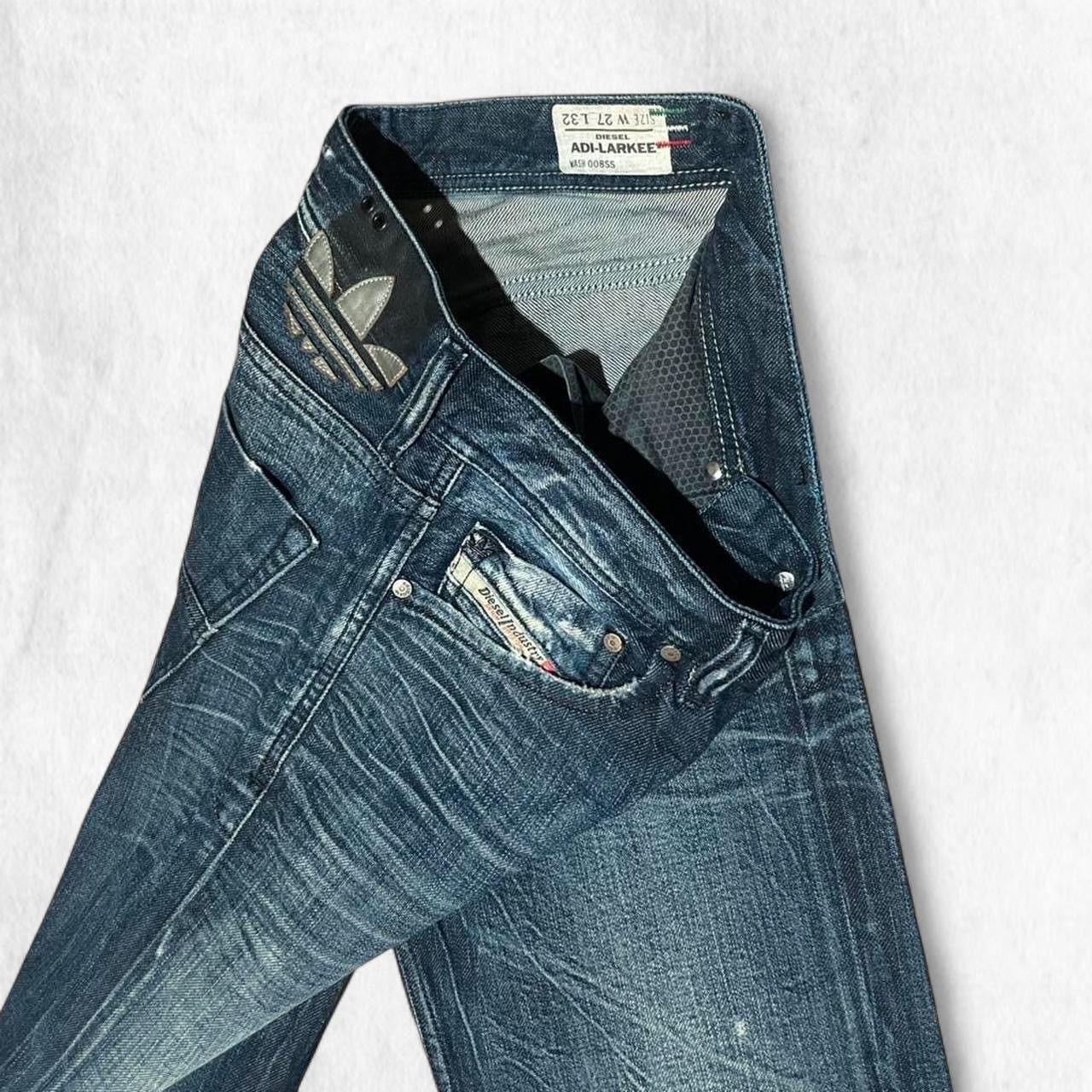 Diesel Rare DIESEL ADI-LARKEE dark indigo jeans 2009 made in Italy Size US 27 - 5 Thumbnail