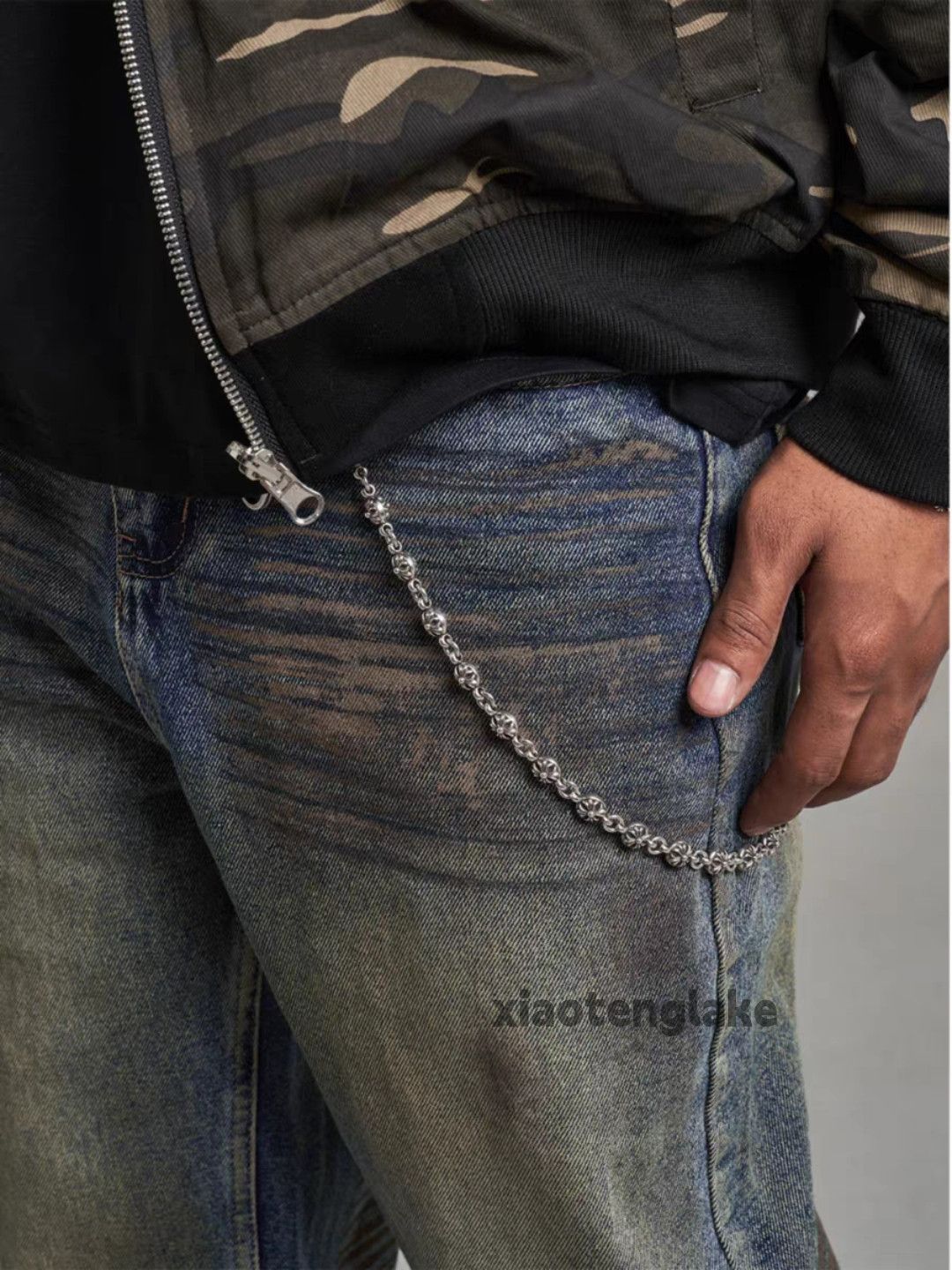 Jean × Vintage washed faded rusty stain skate hiphop yuppie jeans Size US 32 / EU 48 - 7 Thumbnail