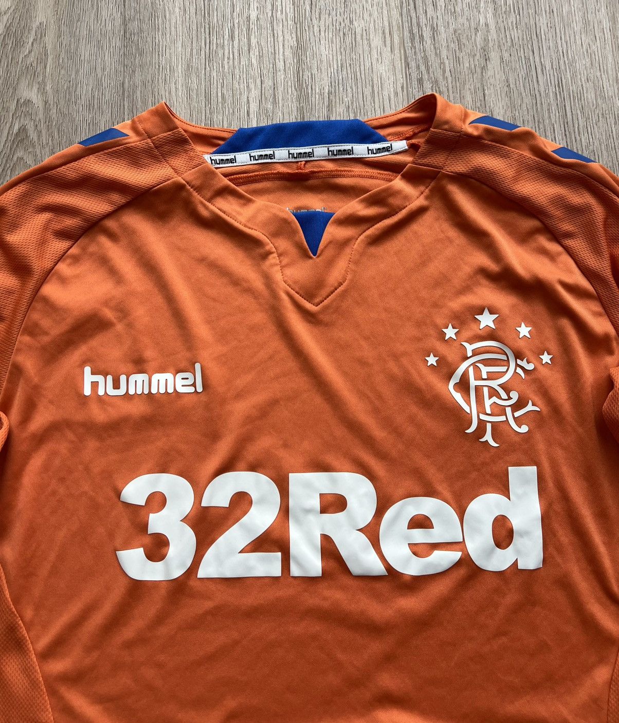 Hummel × Vintage Hummel Glasgow Rangers Football Soccer Jersey Long Sleeve Size US XS / EU 42 / 0 - 3 Thumbnail