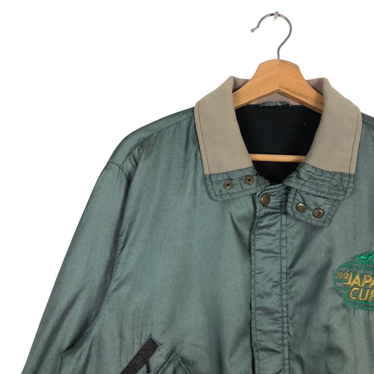 Japanese Brand 🔥Vintage 1992 Japan Cup Tokyo Race Course Bomber Jacket Size US M / EU 48-50 / 2 - 6 Thumbnail
