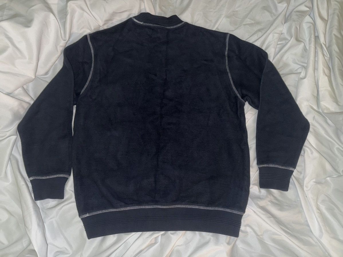 Palace Palace Navy Blue Suede Sweater M Size US M / EU 48-50 / 2 - 2 Thumbnail