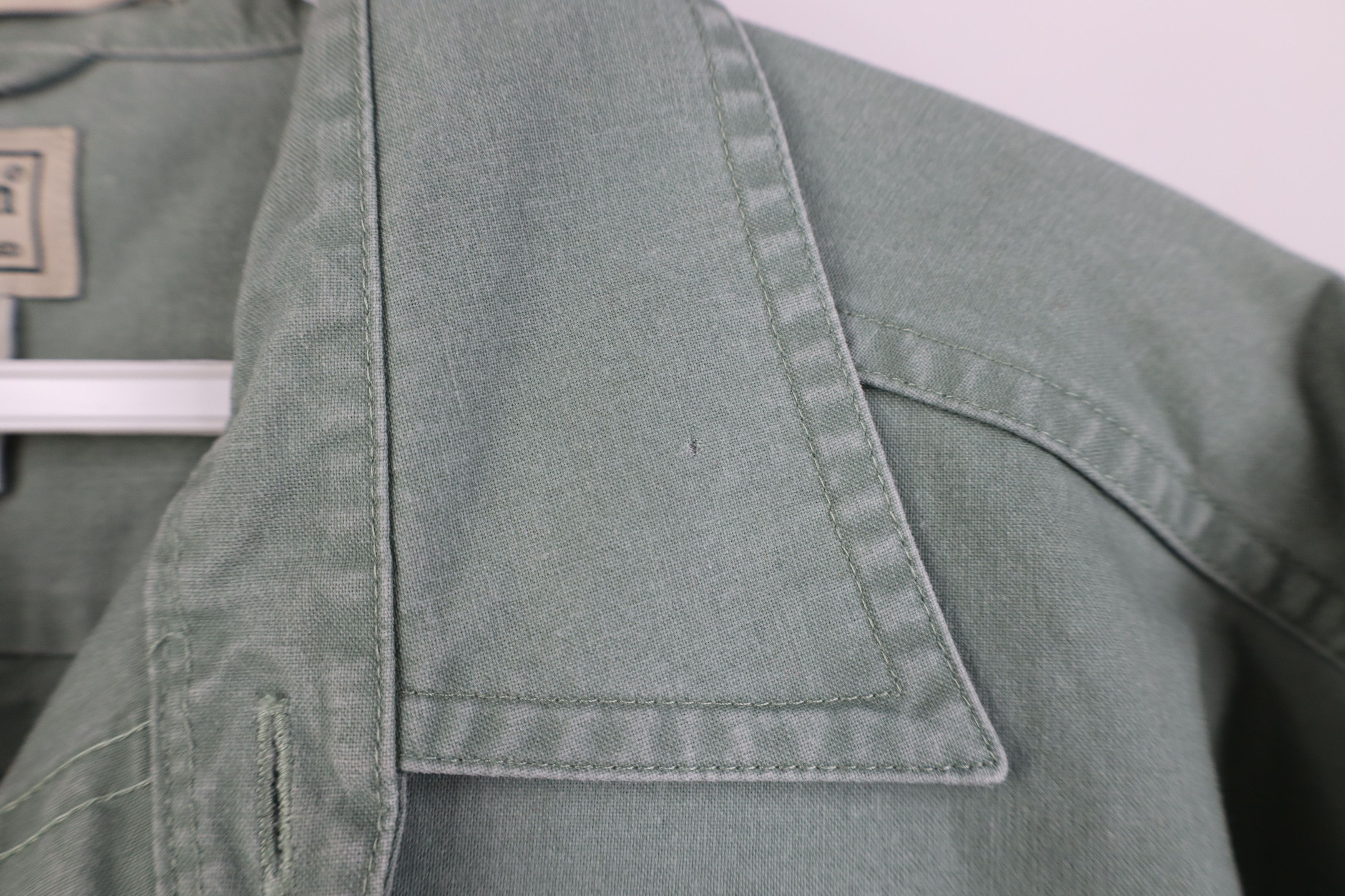 L.L. Bean Vintage 90s LL Bean Stonewash Safari Bush Poplin Shirt Size US M / EU 48-50 / 2 - 4 Thumbnail