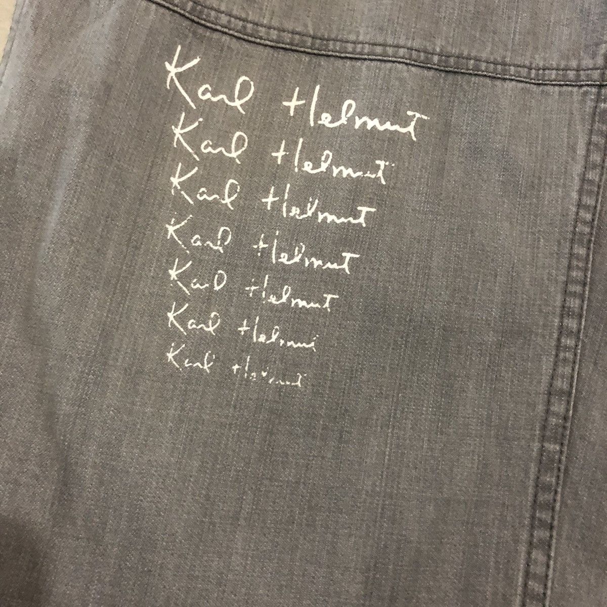 Japanese Brand × Karl Helmut Light Denim Straight Cut Karl Helmut Pants Size US 35 - 3 Thumbnail