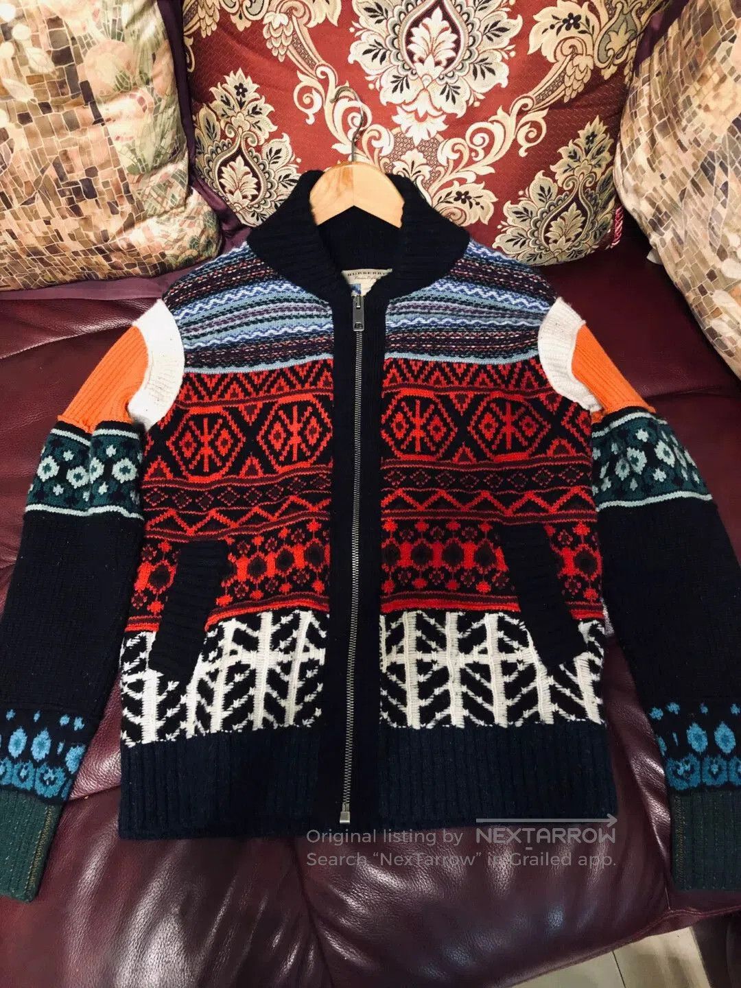 Burberry Burberry Wool Cashmere Knit Cardigan. Size US S / EU 44-46 / 1 - 1 Thumbnail