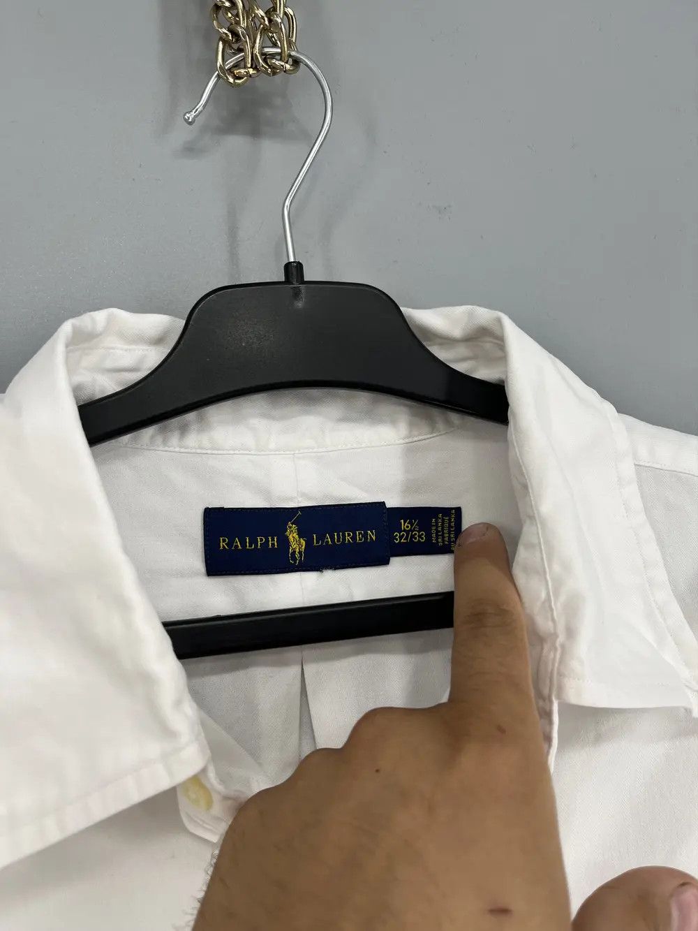 Polo Ralph Lauren Vintage White Shirt Polo Ralph Lauren Size XL Rare Size US XL / EU 56 / 4 - 7 Thumbnail