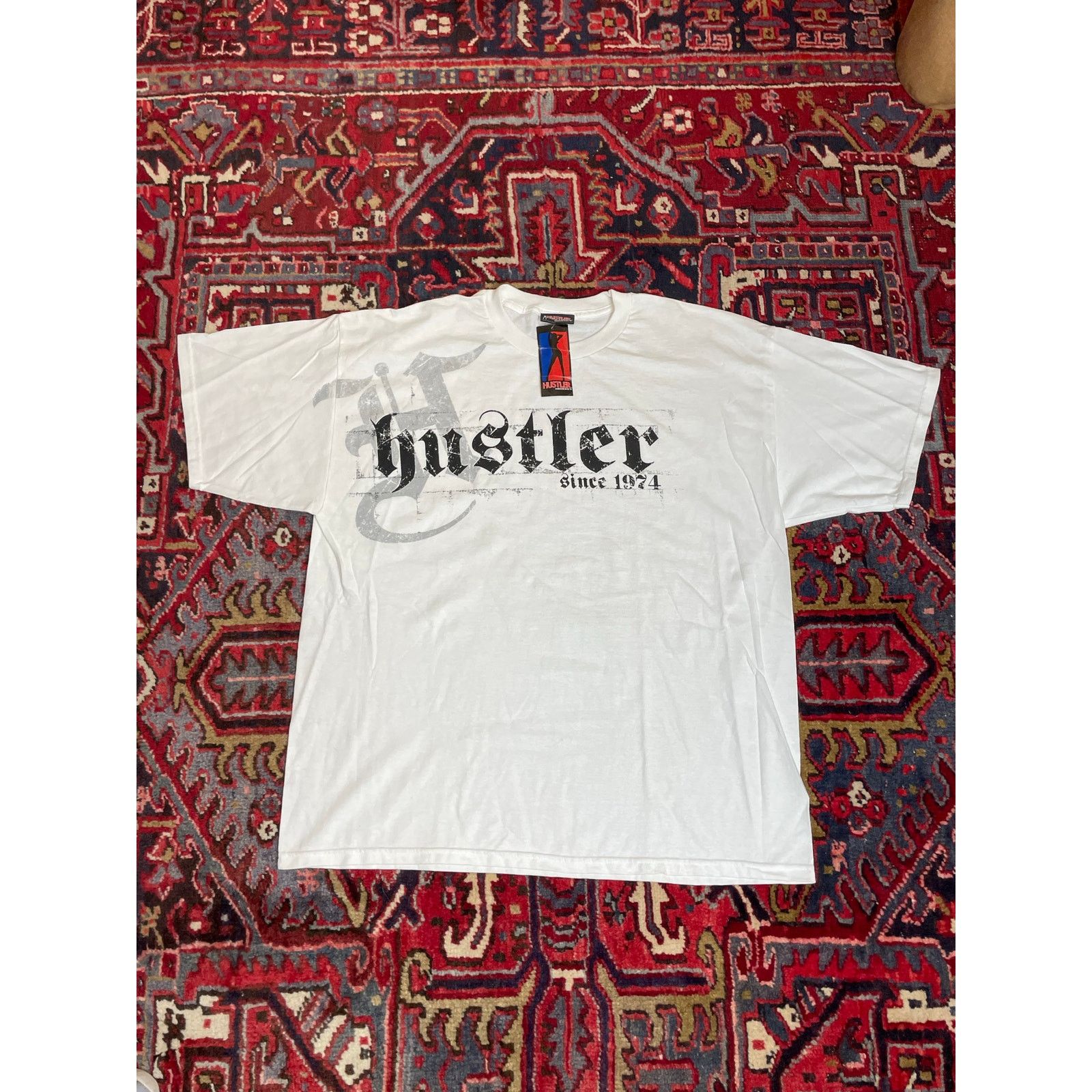 Vintage Vintage Hustler Y2K T Shirt Men’s XXL Streetwear Orig Tag Size US XXL / EU 58 / 5 - 1 Thumbnail