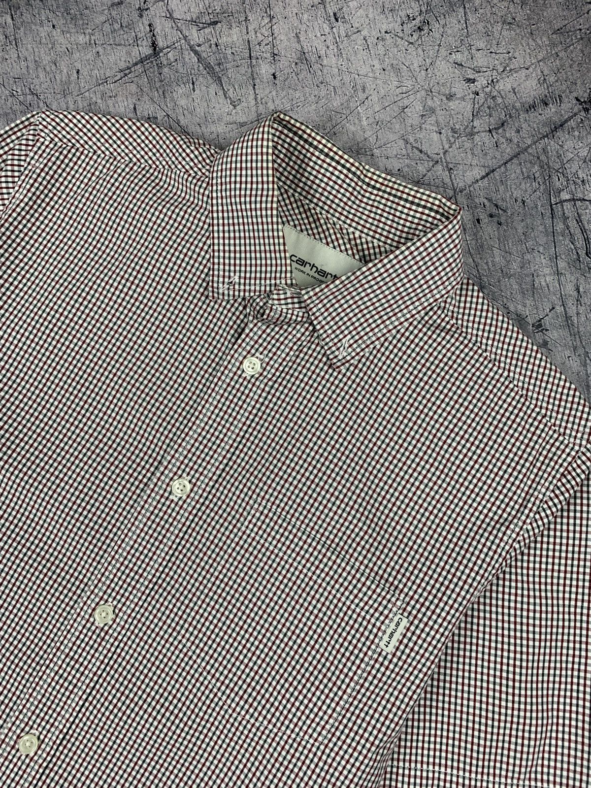 Vintage Vintage Y2K Carhartt Skategang Checkered Shirt Size US M / EU 48-50 / 2 - 2 Thumbnail
