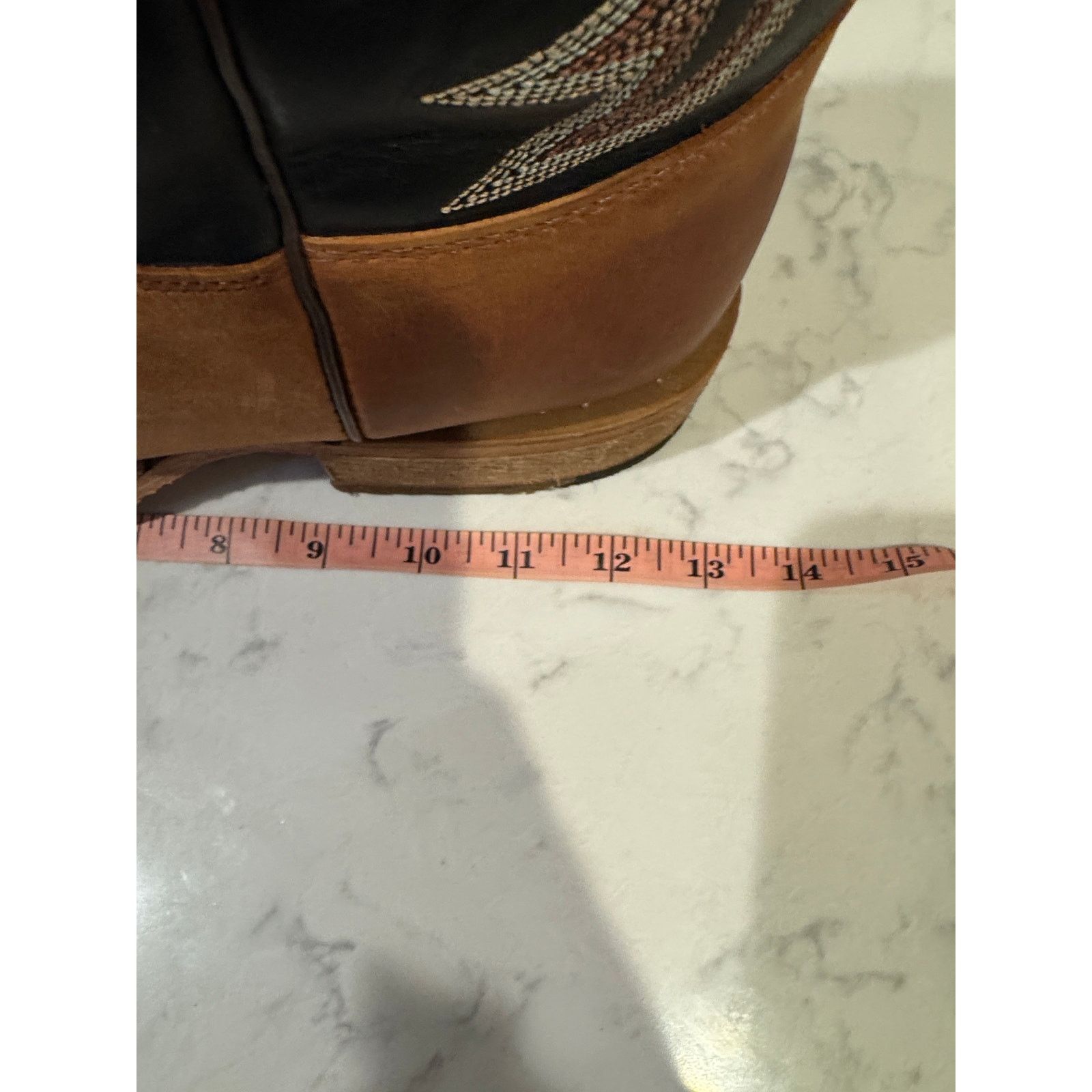 Justin Boots Justin Caddo Bent Rail Boots Broad Square Toe 12 EE wide Size US 12 / EU 45 - 11 Thumbnail