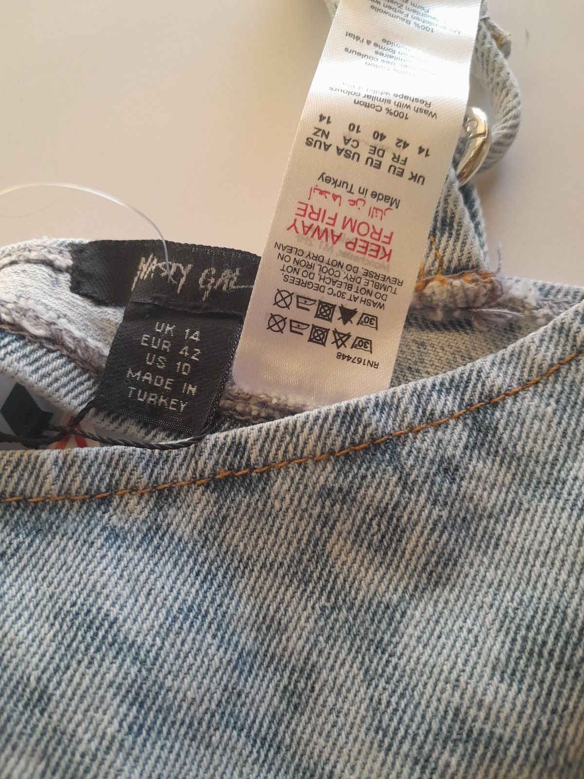 Nasty Gal Nasty Gal Denim Bow Leopard Print Crop Top Size L / US 10 / IT 46 - 7 Thumbnail