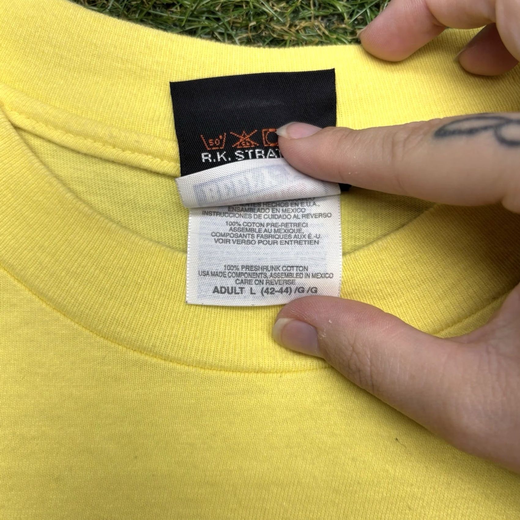 Harley Davidson Harley-Davidson Hacienda Aztec Shirt Mens L Yellow 90s Aztec Graphic Vintage Harley-Davidson T-Shirt Mens Large Yellow 2000s Scottsdale AZ Size US L / EU 52-54 / 3 - 3 Thumbnail